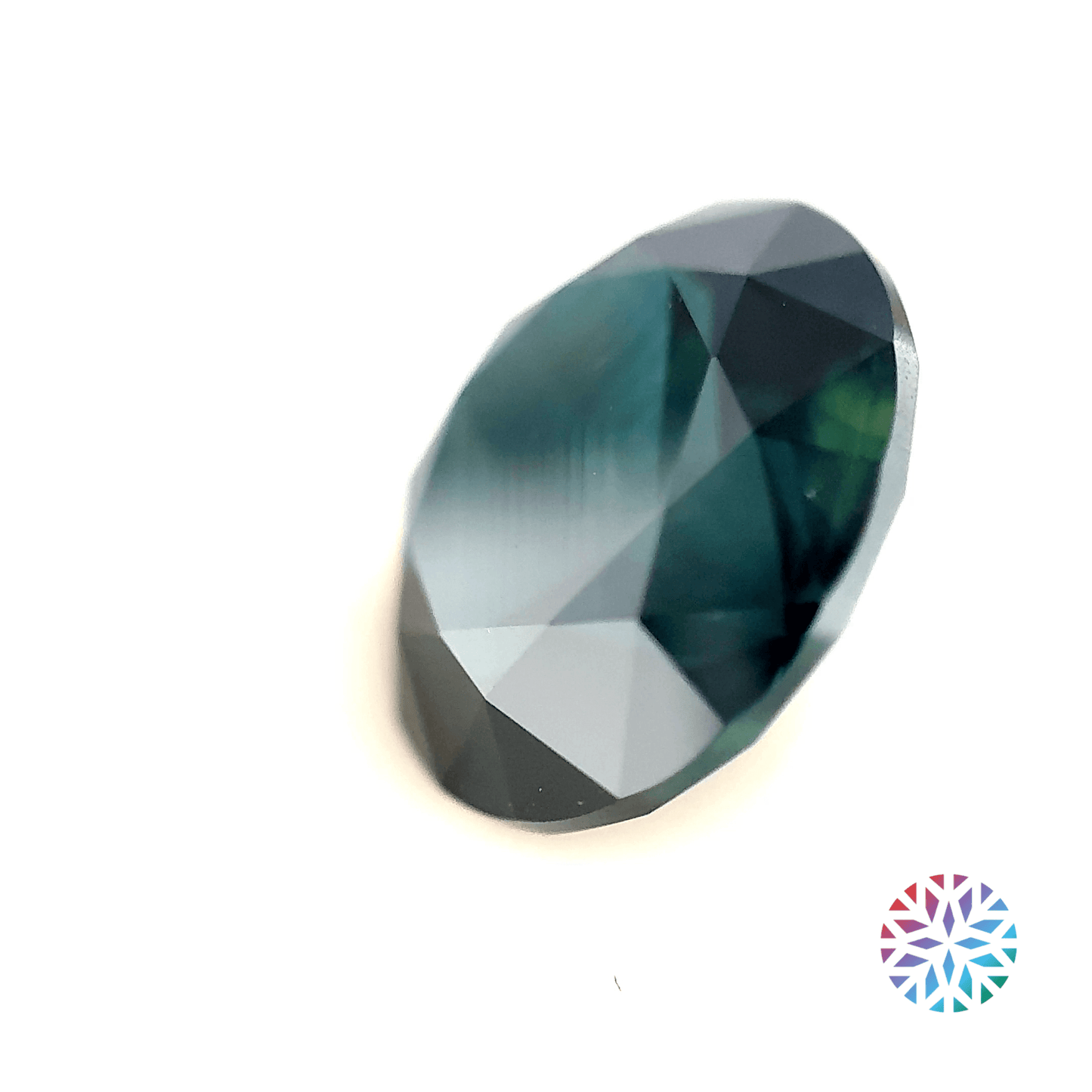 B/G Sapphire- Round, 8.22ct, 12.2 x 12.2 x 7.5mm, (C)