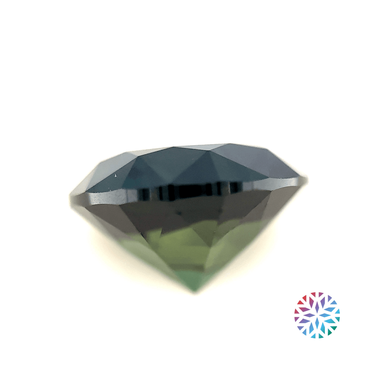 B/G Sapphire- Round, 8.22ct, 12.2 x 12.2 x 7.5mm, (C)