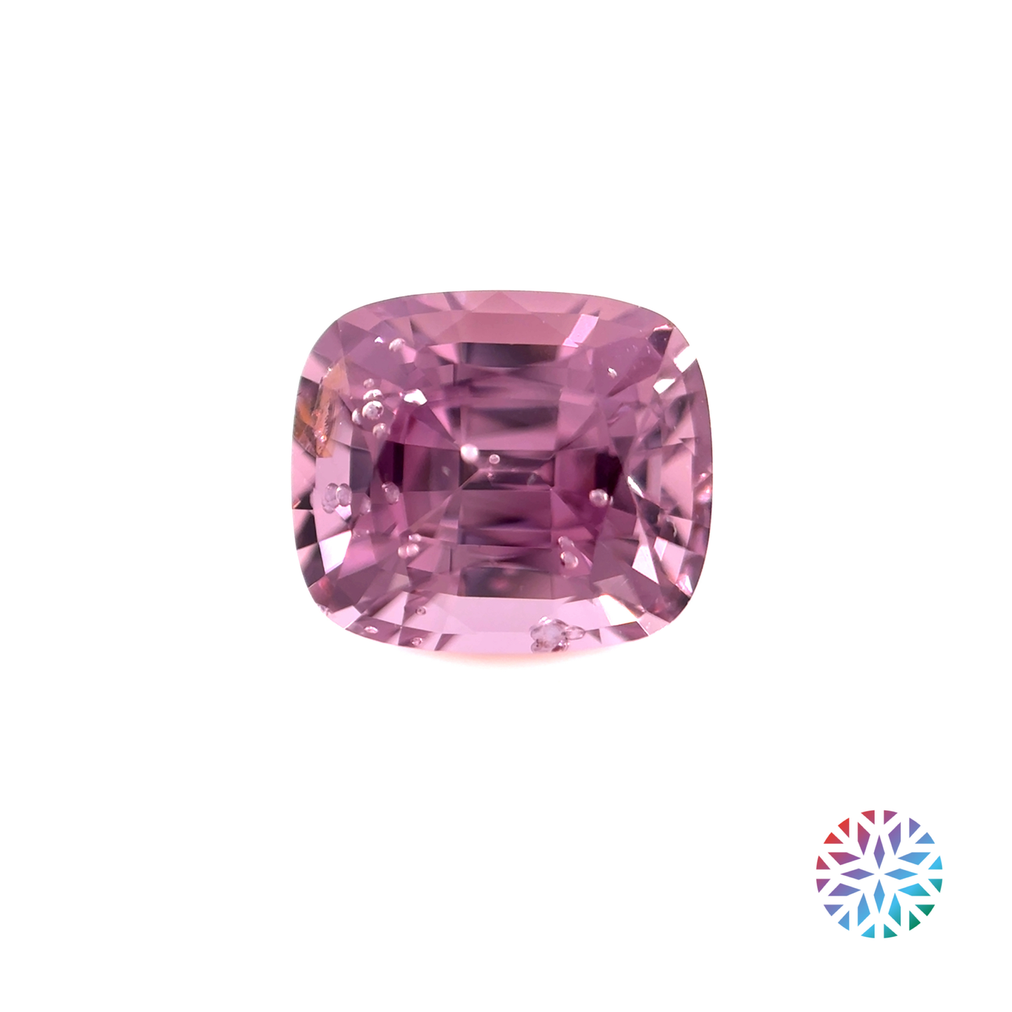 Purple Spinel- Cushion, 2.38ct, 8.0 x 6.9 x 5.3mm