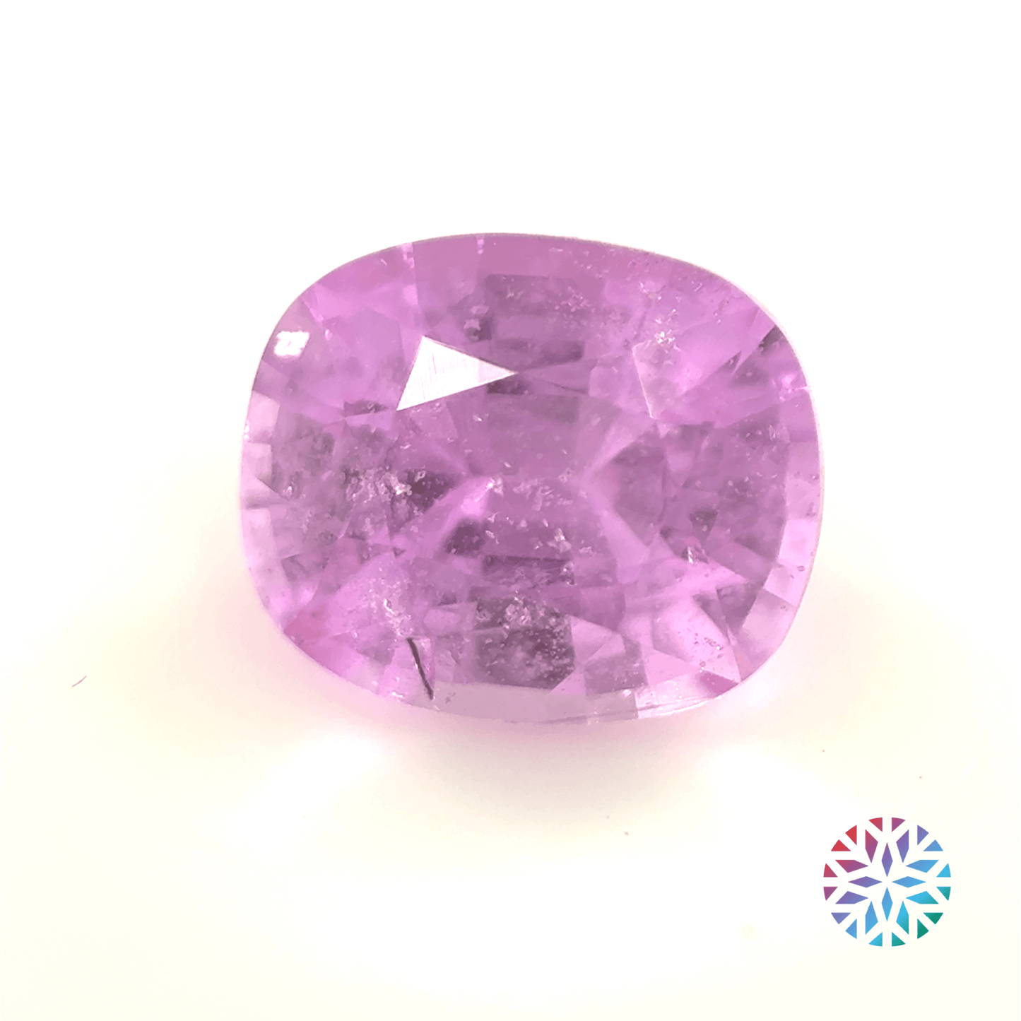 Pink Sapphire- Cushion, 1.19ct, 6.7 x 5.6 x 3.9mm