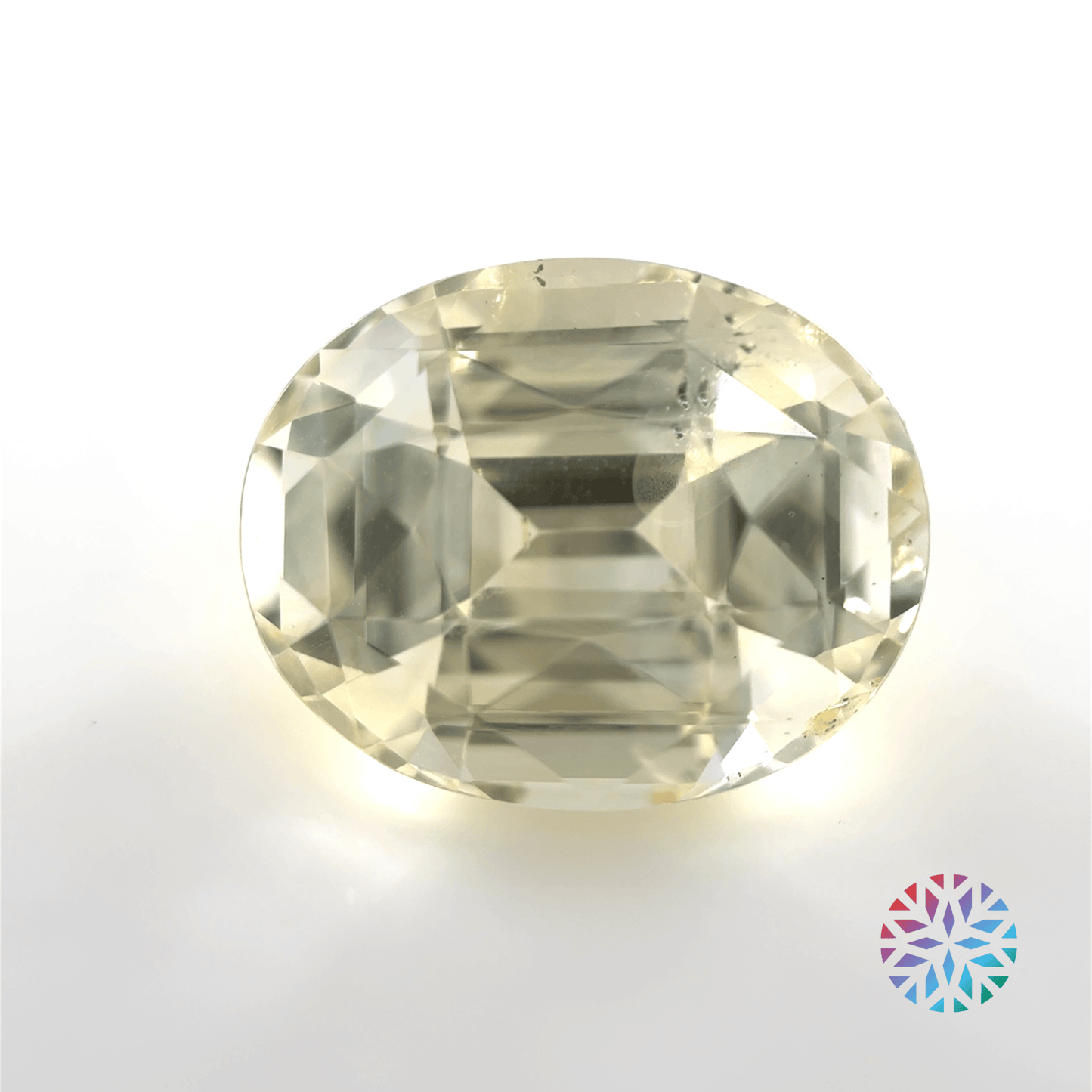 Yellow Sapphire- Oval, 5.3ct, 11.1 x 8.9 x 6.2mm, (C), (N)
