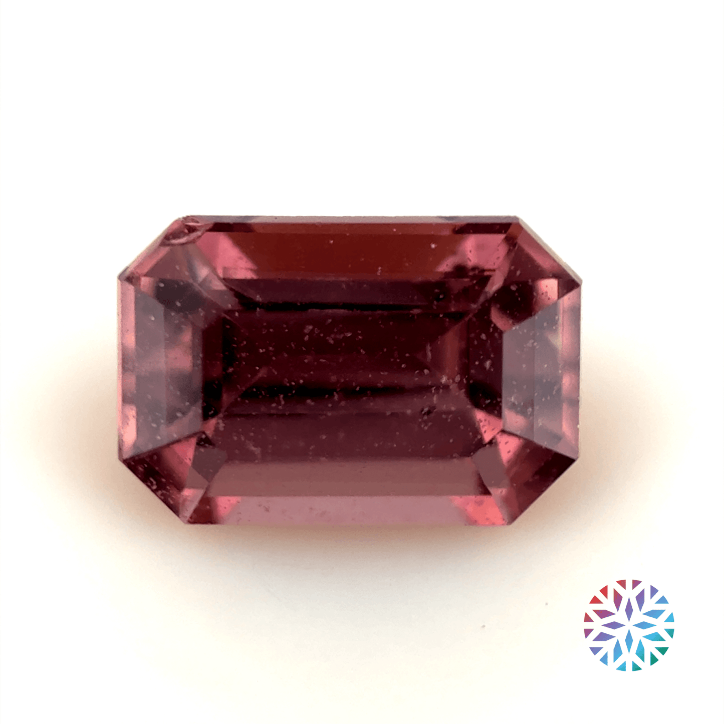 Peach Sapphire- Emerald, 1.27ct, 7.1 x 4.8 x 3.7mm