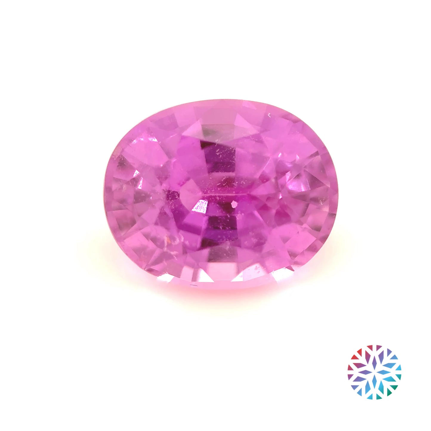 Hot Pink Sapphire- Oval, 2.11ct, 8.0 x 6.5 x 4.8mm, (N)