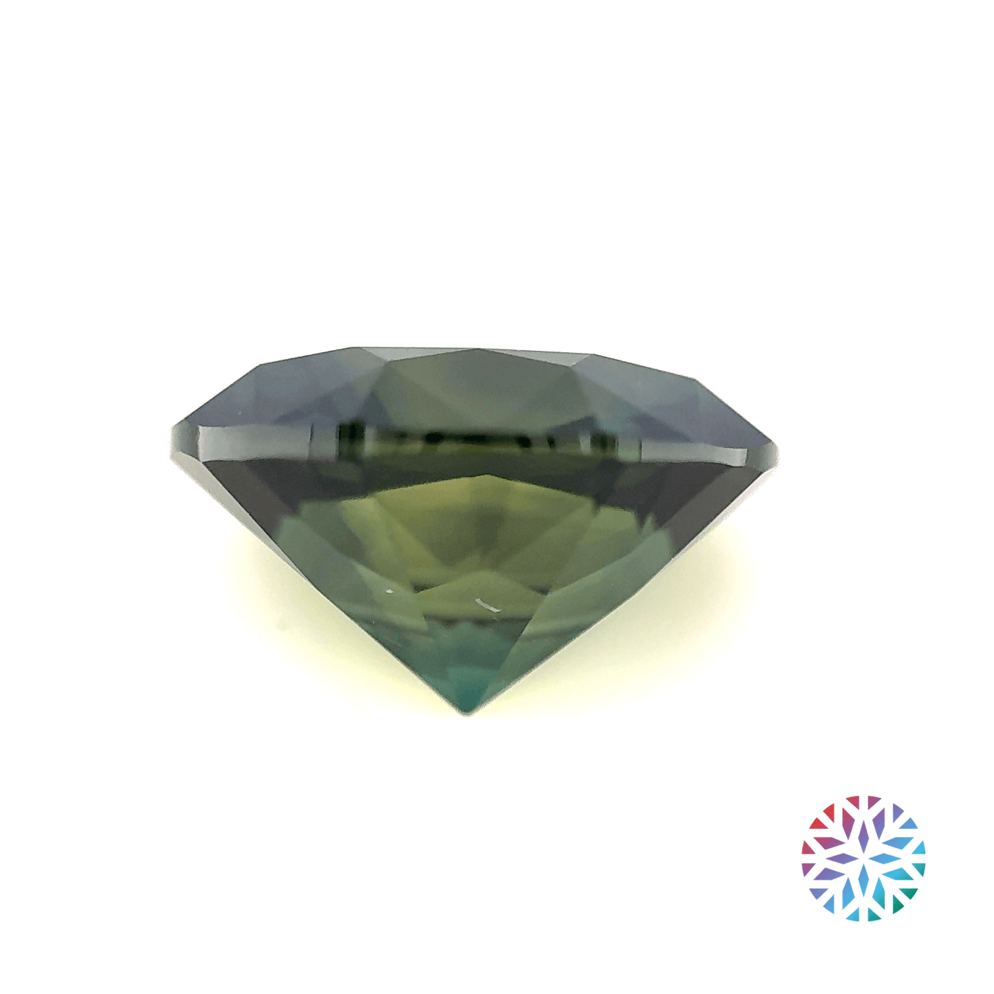 Parti Sapphire- Oval, 6.67ct, 12.3 x 9.9 x 7.2mm, (N)