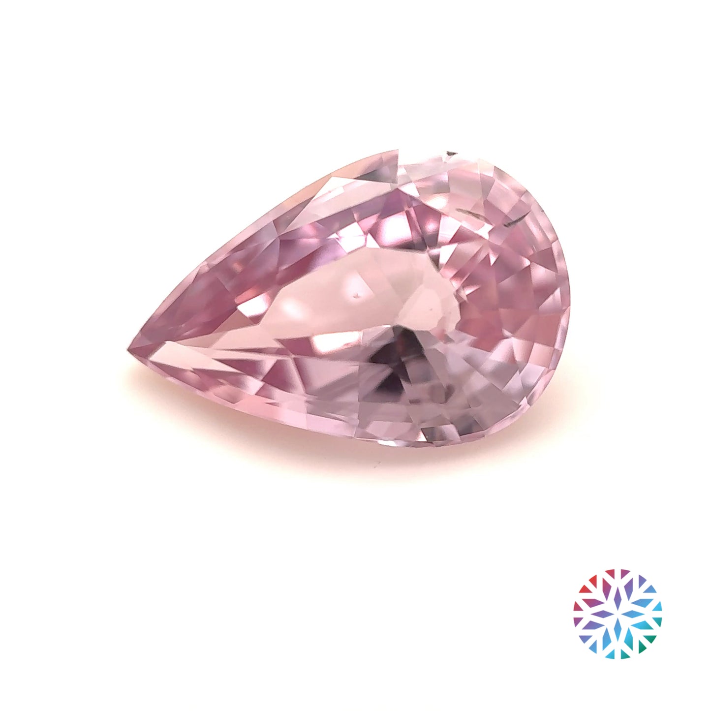 Padparadscha- Pear, 2.98ct, 11.3 x 7.5 x 4.8mm, (C), (N)