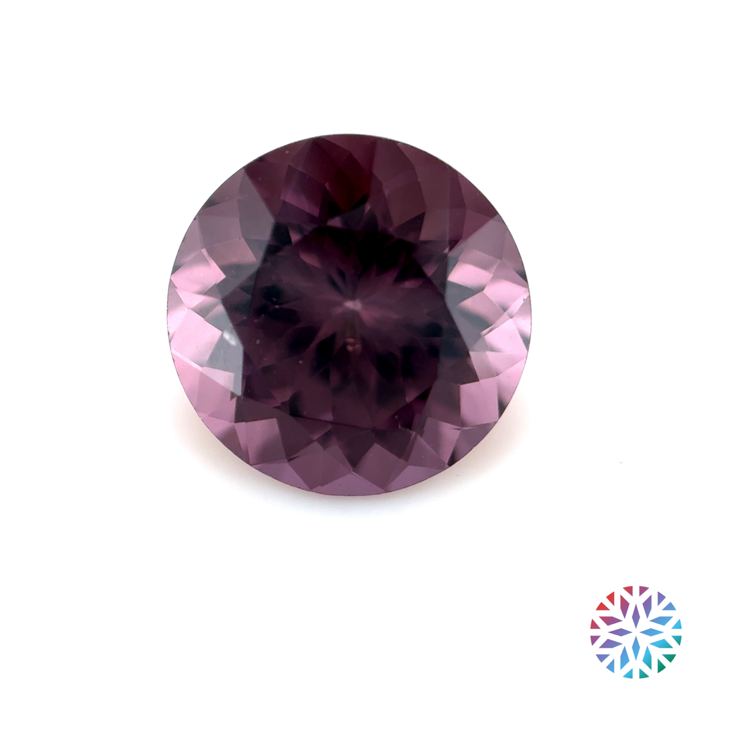 Purple Spinel- Round, 3.47ct, 9.4 x 9.4 x 6.1mm