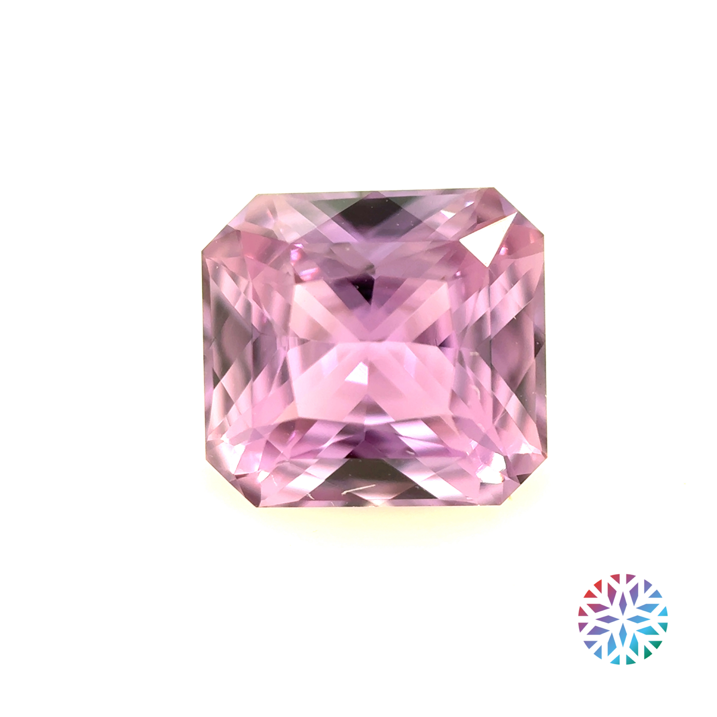 Pink Sapphire- Radiant, 1.05ct, 6.3 x 5.8 x 3.2mm, (N)