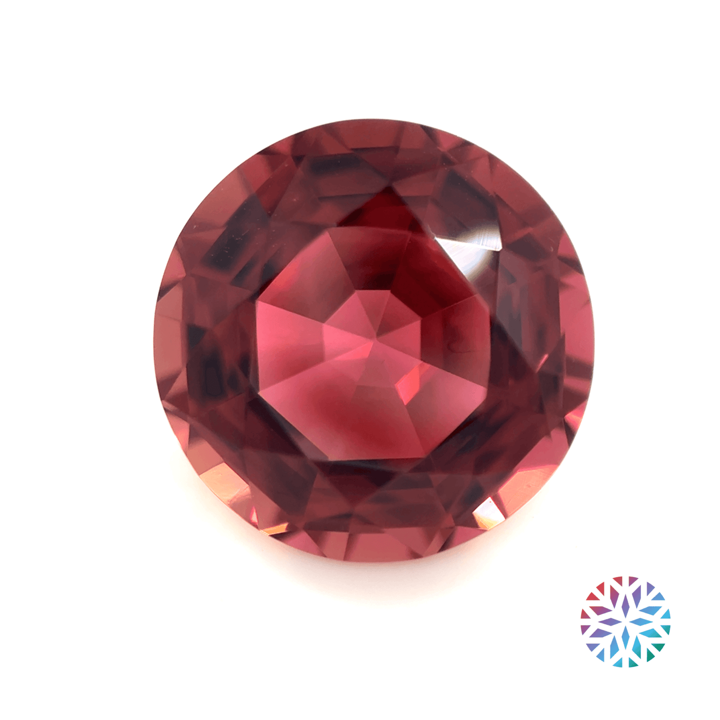 Pink Tourmaline- Round, 5.87ct, 11.9 x 11.9 x 7.2mm