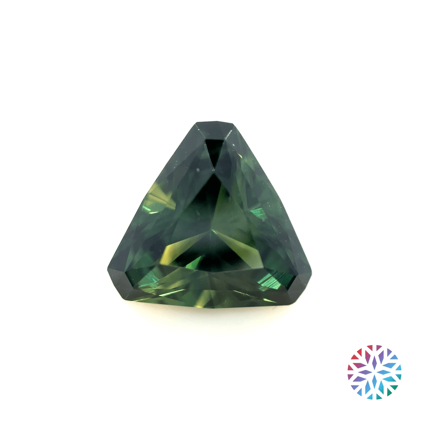 Parti Sapphire- Trilliant, 3.11ct, 9.3 x 9.3 x 5.5mm