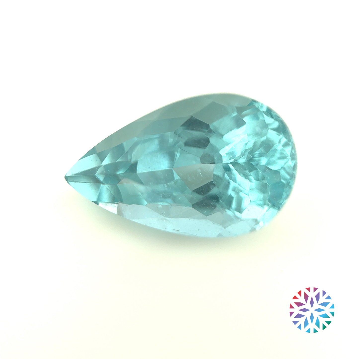 Apatite- Pear, 5.87ct, 14.9 x 8.8 x 7.4mm