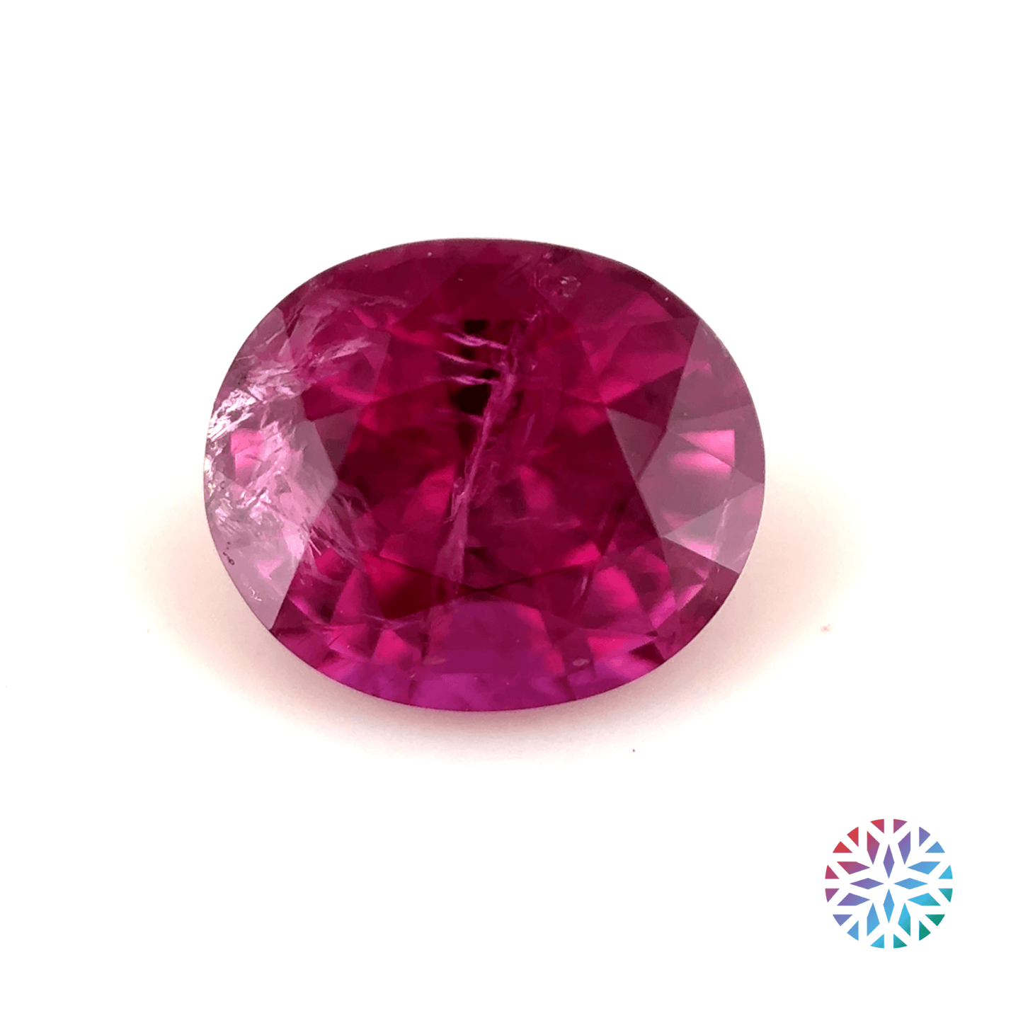 Ruby- Oval, 1.25ct, 6.4 x 5.4 x 4.3mm