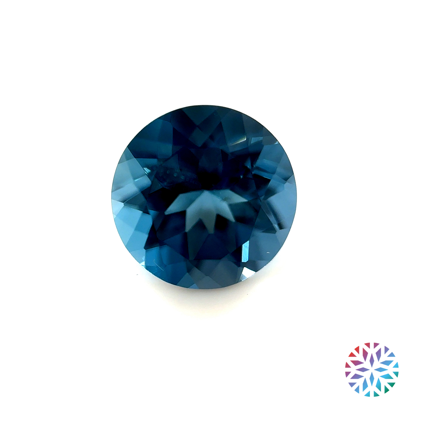 London Blue Topaz- Round, 4.60ct, 10.1 x 10.1 x 6.8mm