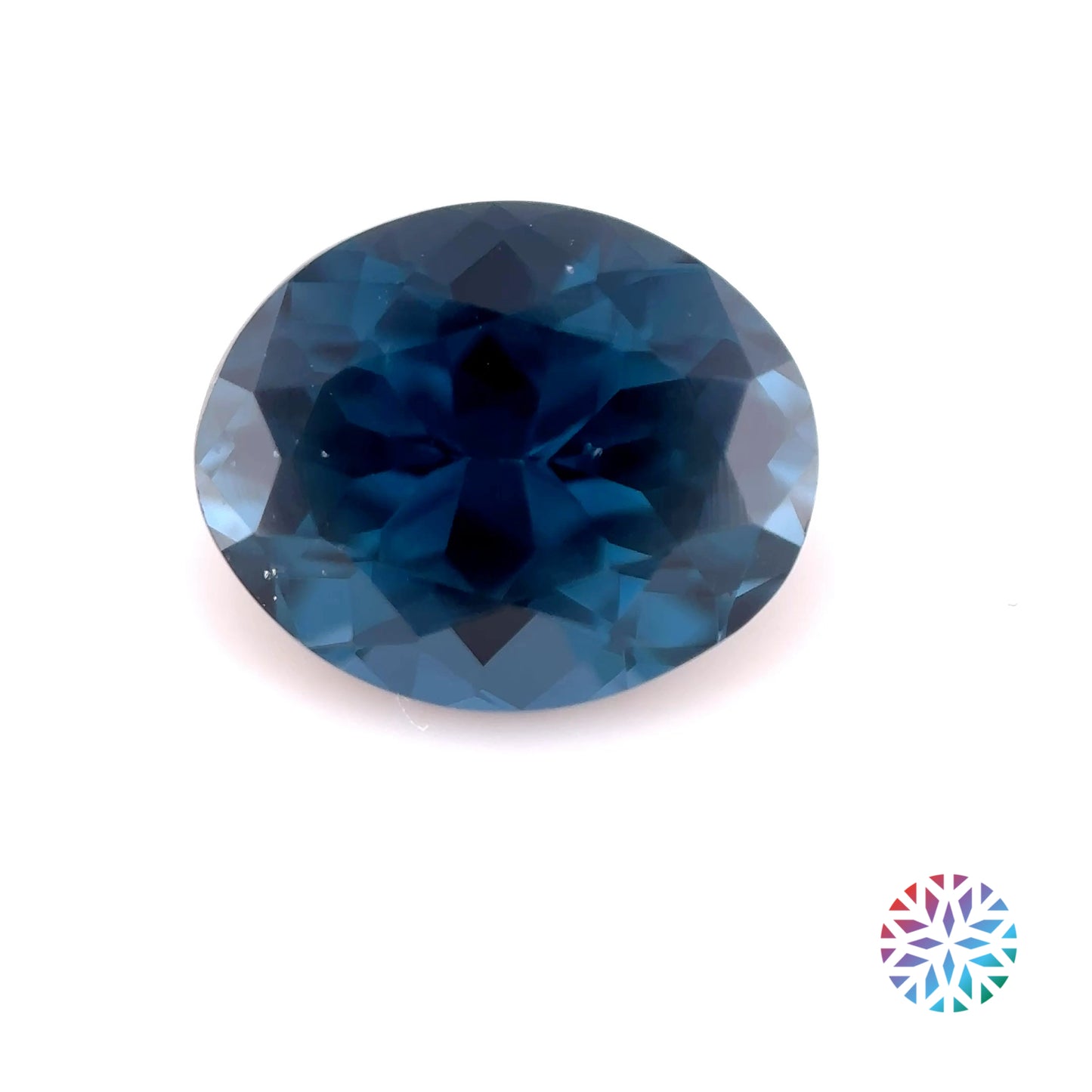 Blue Spinel- Oval, 2.4ct, 8.9 x 7.9 x 5.2mm