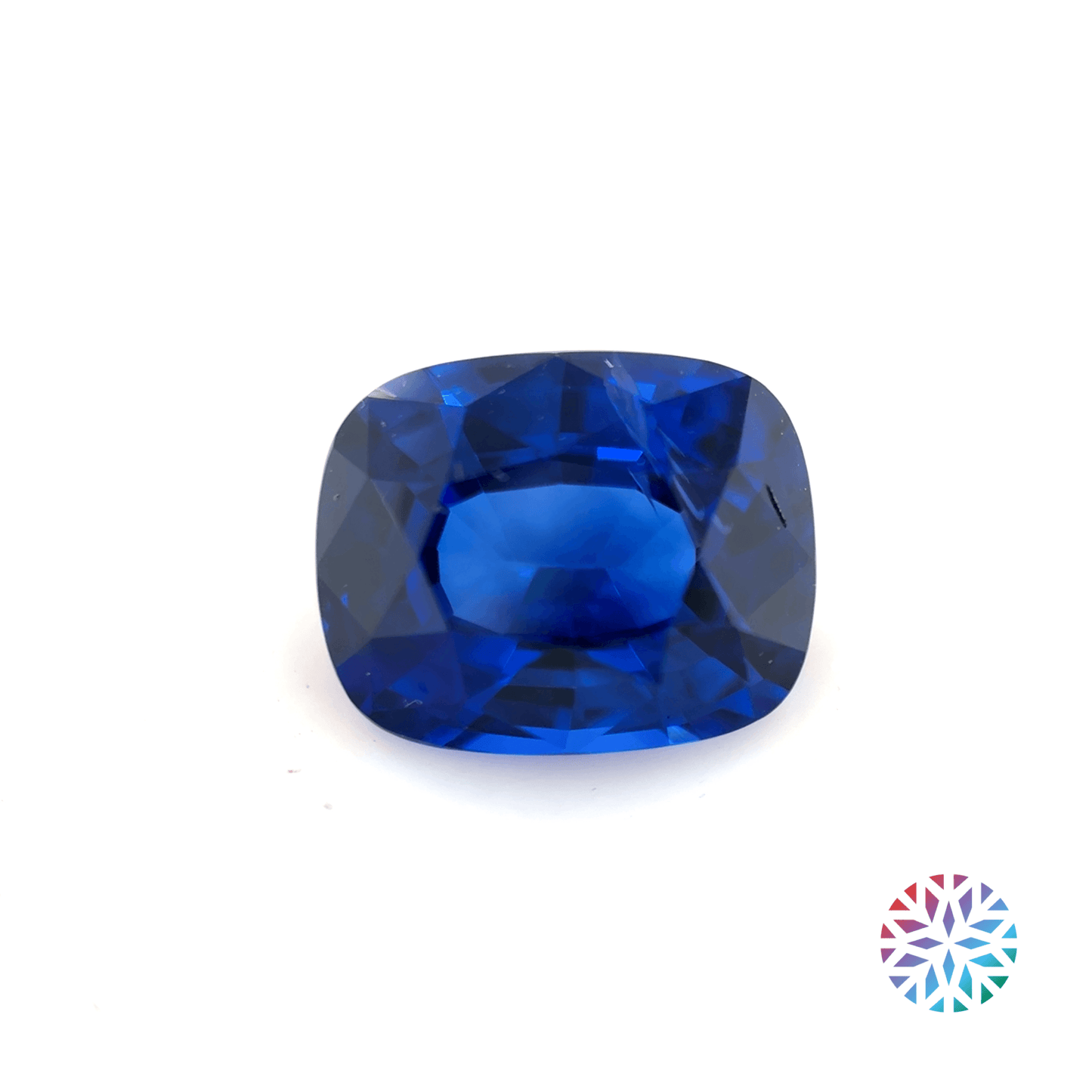 Blue Sapphire- Cushion, 2.08ct, 8.0 x 6.4 x 4.4mm