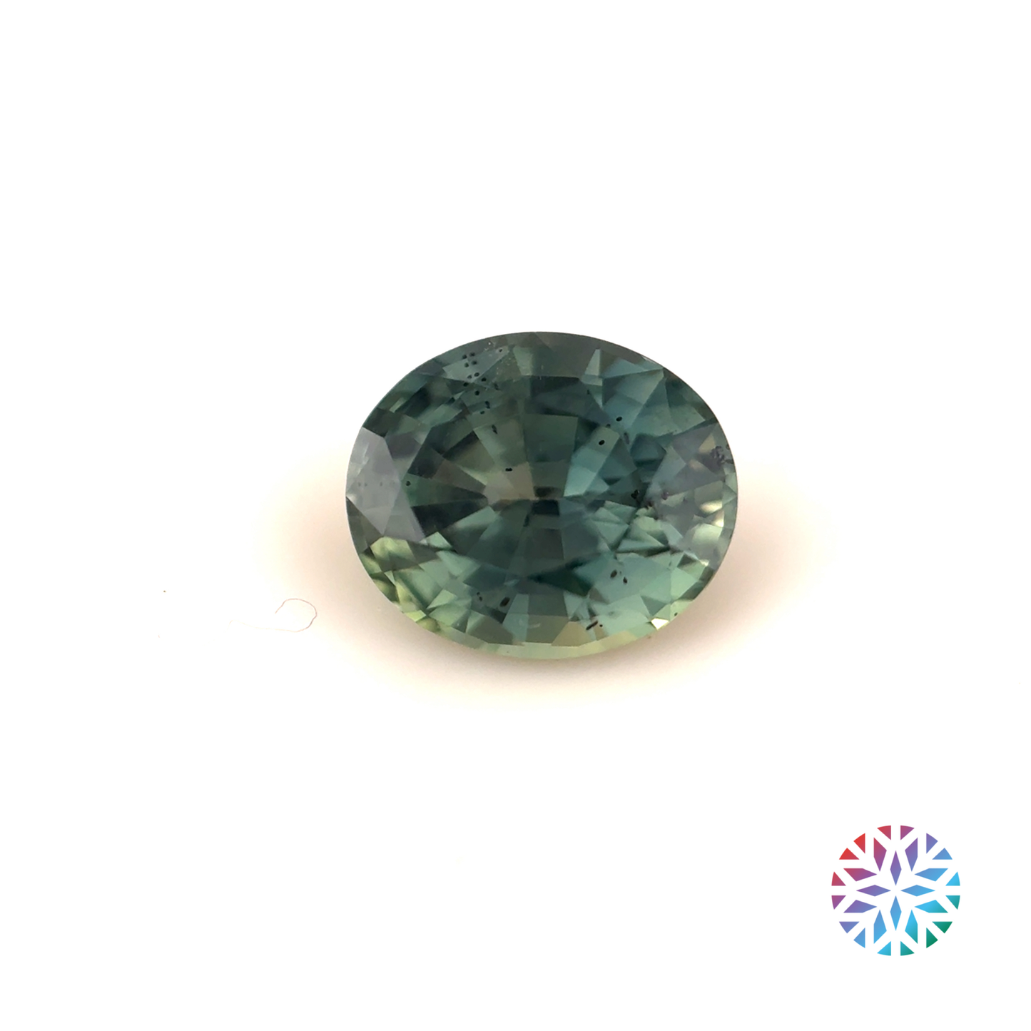 B/G Sapphire- Oval, 1.46ct, 7.2 x 6.0 x 4.1mm, (N)