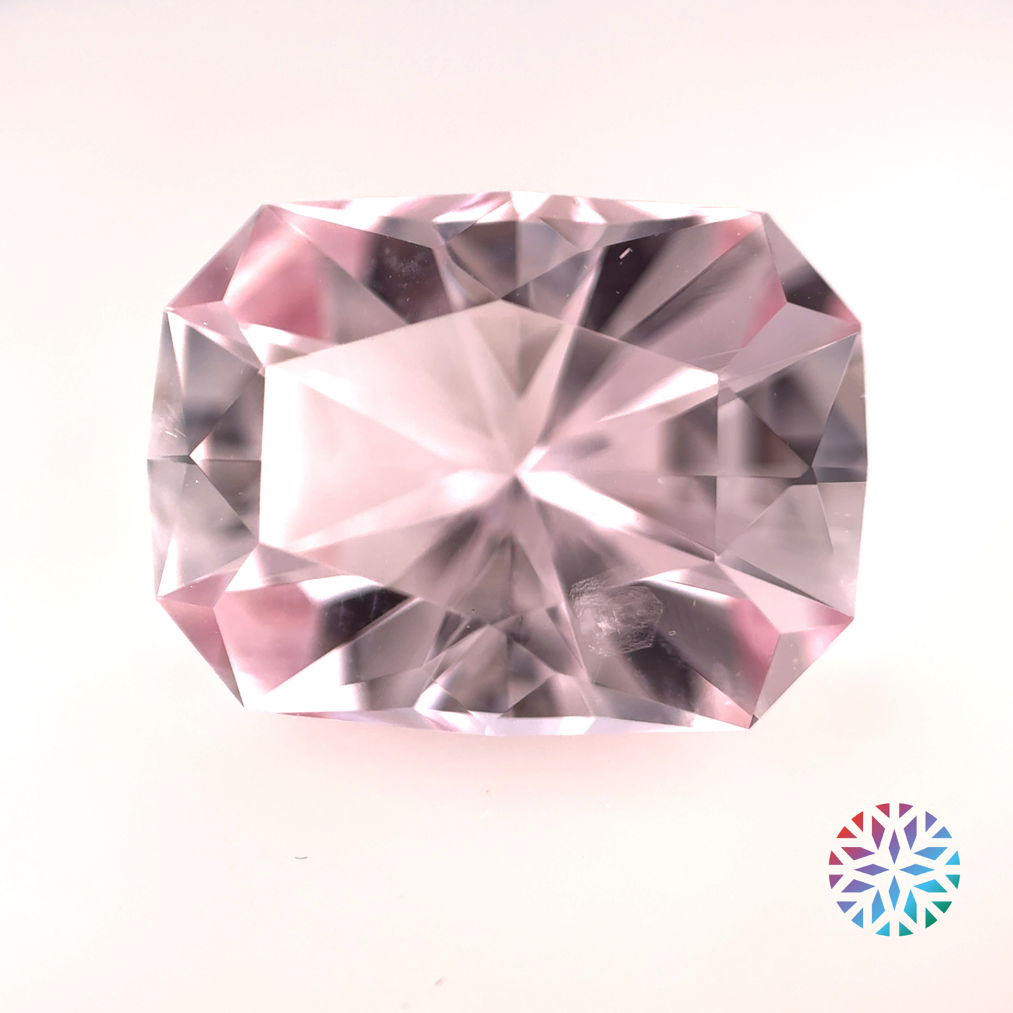 Pink Morganite- Radiant, 8.66ct, 15.3 x 11.5 x 8.9mm
