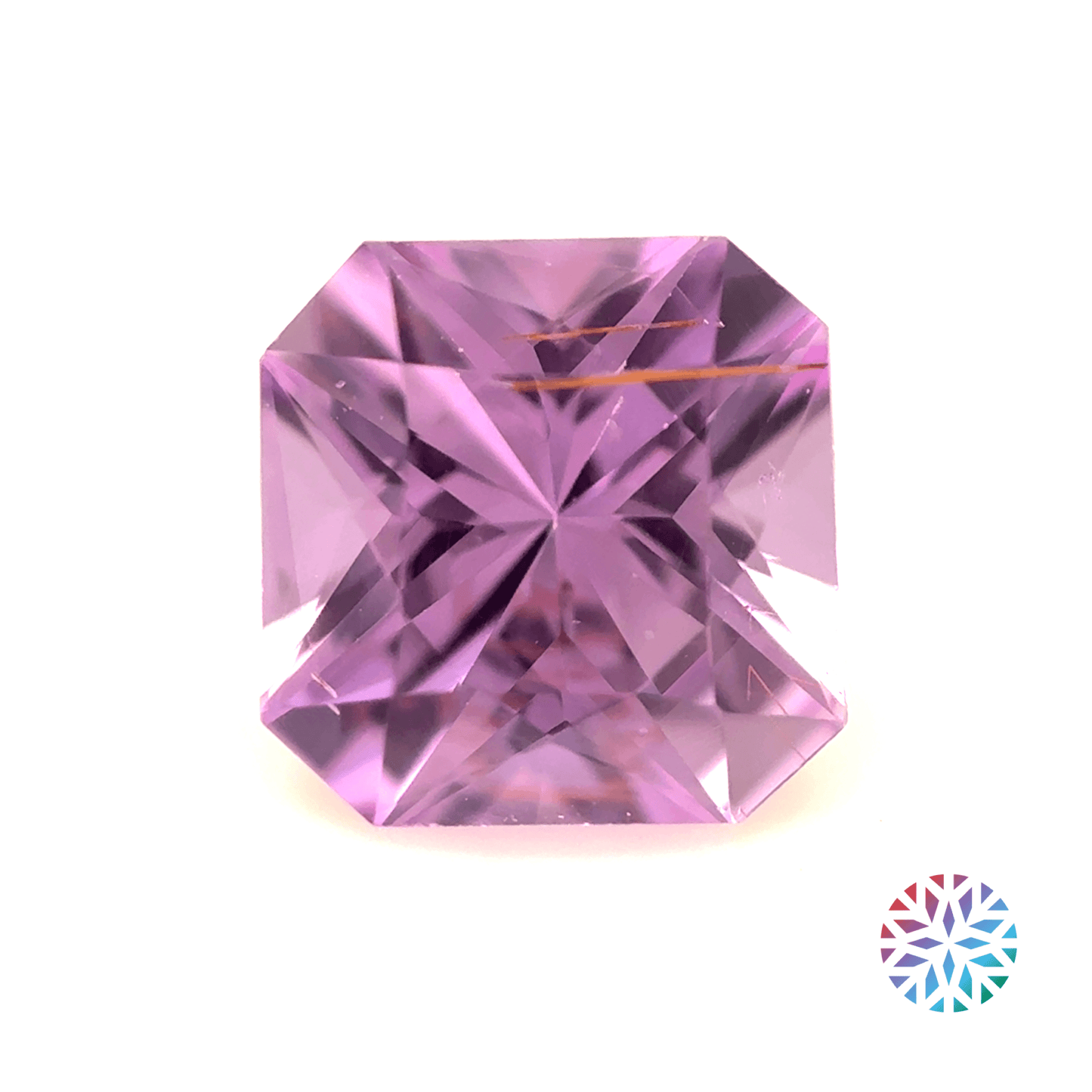 Pink Sapphire- Radiant, 1.1ct, 6.1 x 6.1 x 3.9mm