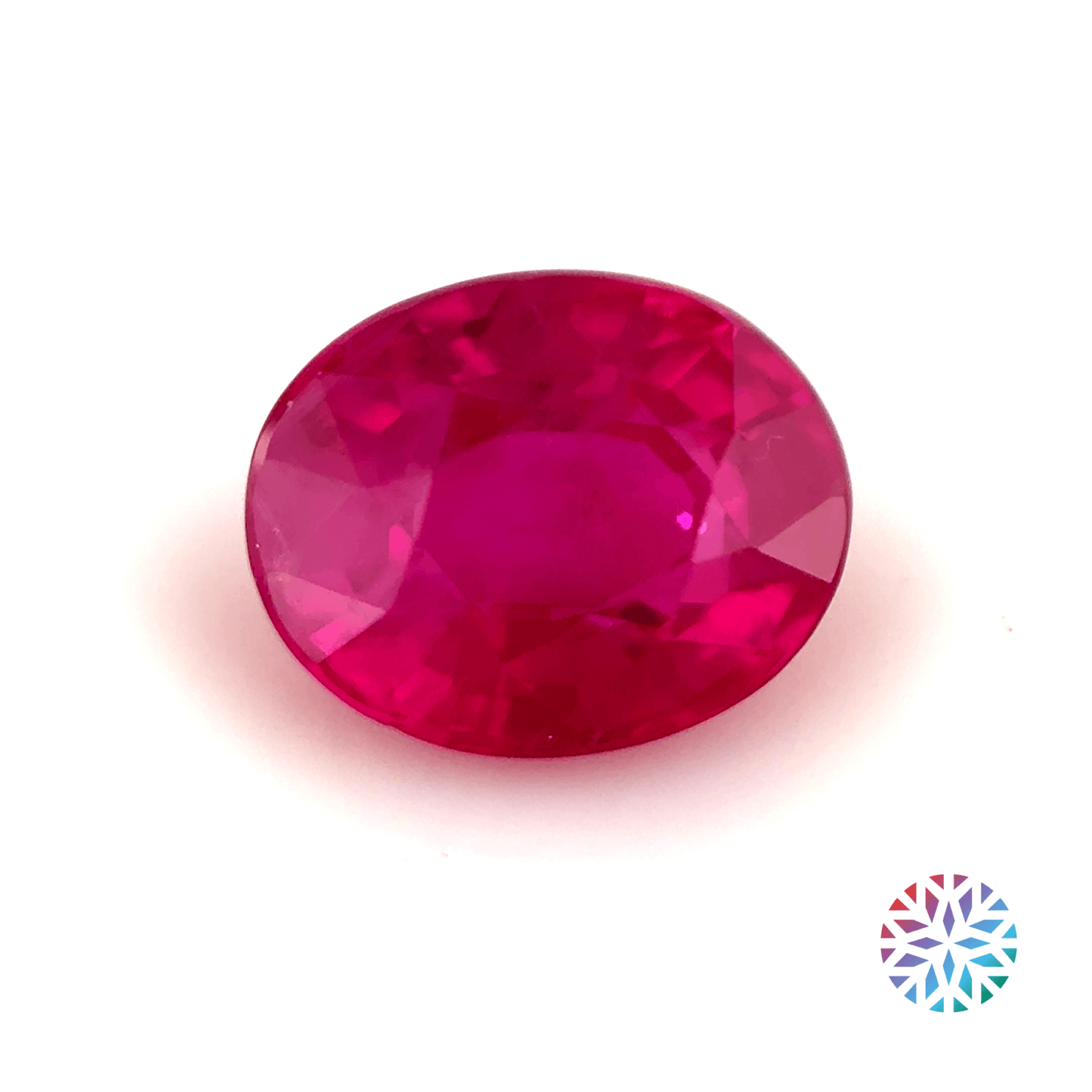 Ruby- Oval, 1.31ct, 7.0 x 5.6 x 3.9mm