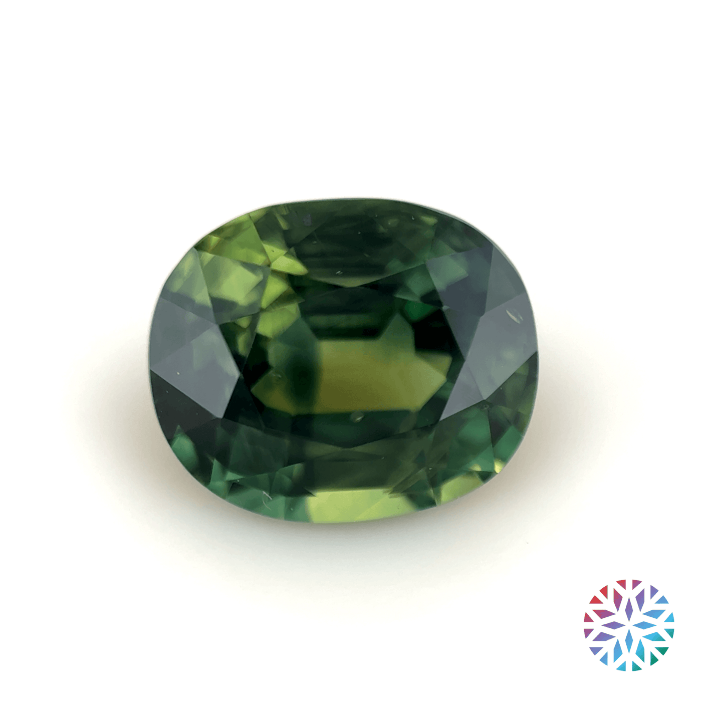 Parti Sapphire- Oval, 2.3ct, 7.9 x 6.6 x 4.9mm