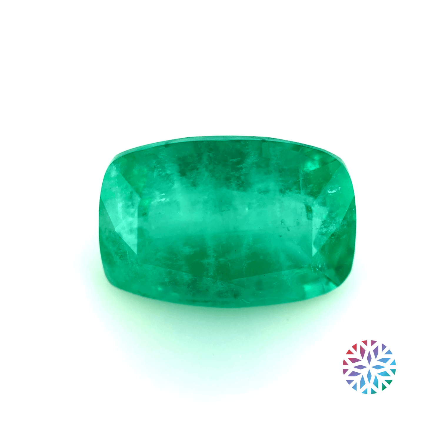 Emerald- Cushion, 2.48ct, 10.5 x 7.1 x 4.8mm
