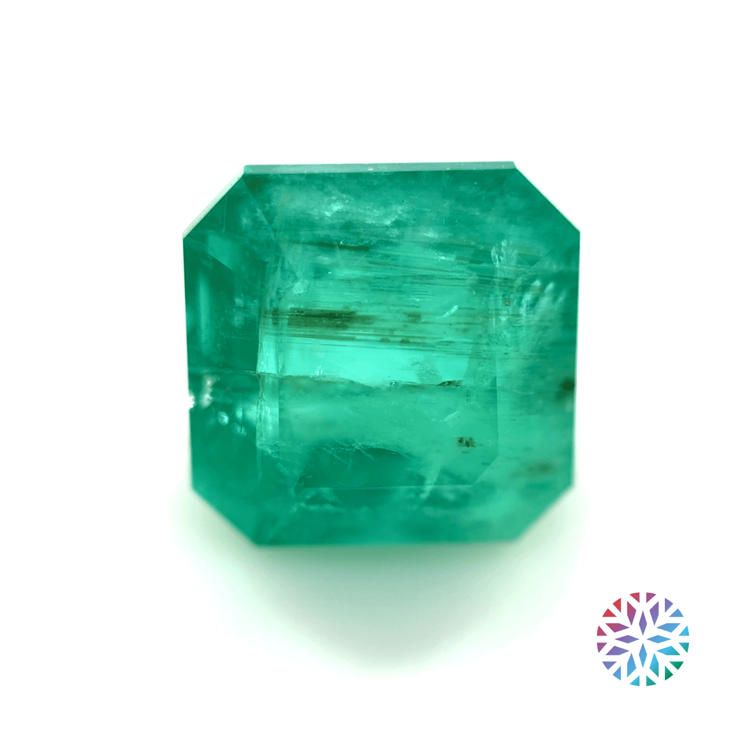 Emerald- Emerald, 4.76ct, 9.7 x 9.7 x 7.1mm