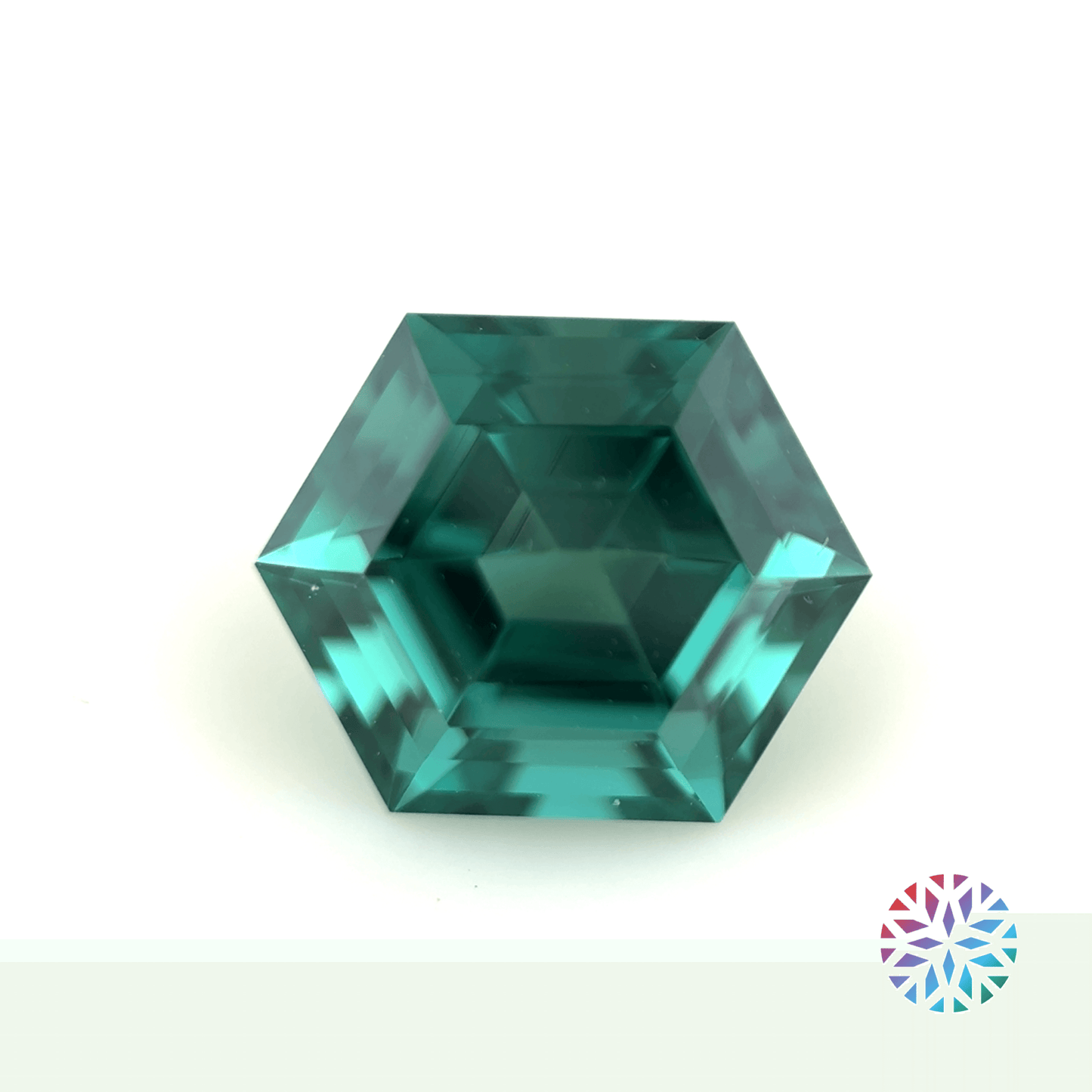 B/G Tourmaline- Fancy, 1.42ct, 7.9 x 6.4 x 4.8mm, (H)