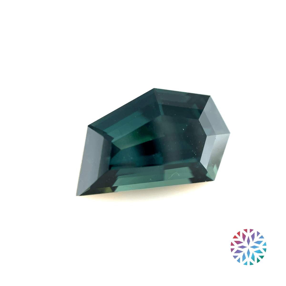 B/G Sapphire- Fancy, 2.65ct, 10.9 x 6.5 x 4.9mm