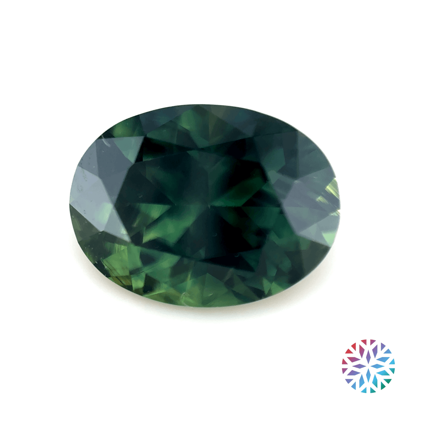 B/G Sapphire- Oval, 3.11ct, 10.0 x 7.5 x 5.5mm