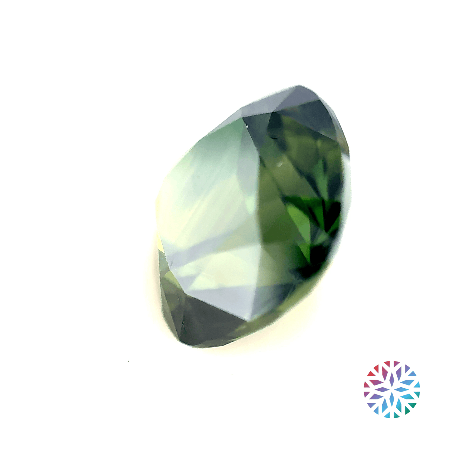 Parti Sapphire- Cushion, 7.46ct, 11.1 x 11.1 x 7.5mm