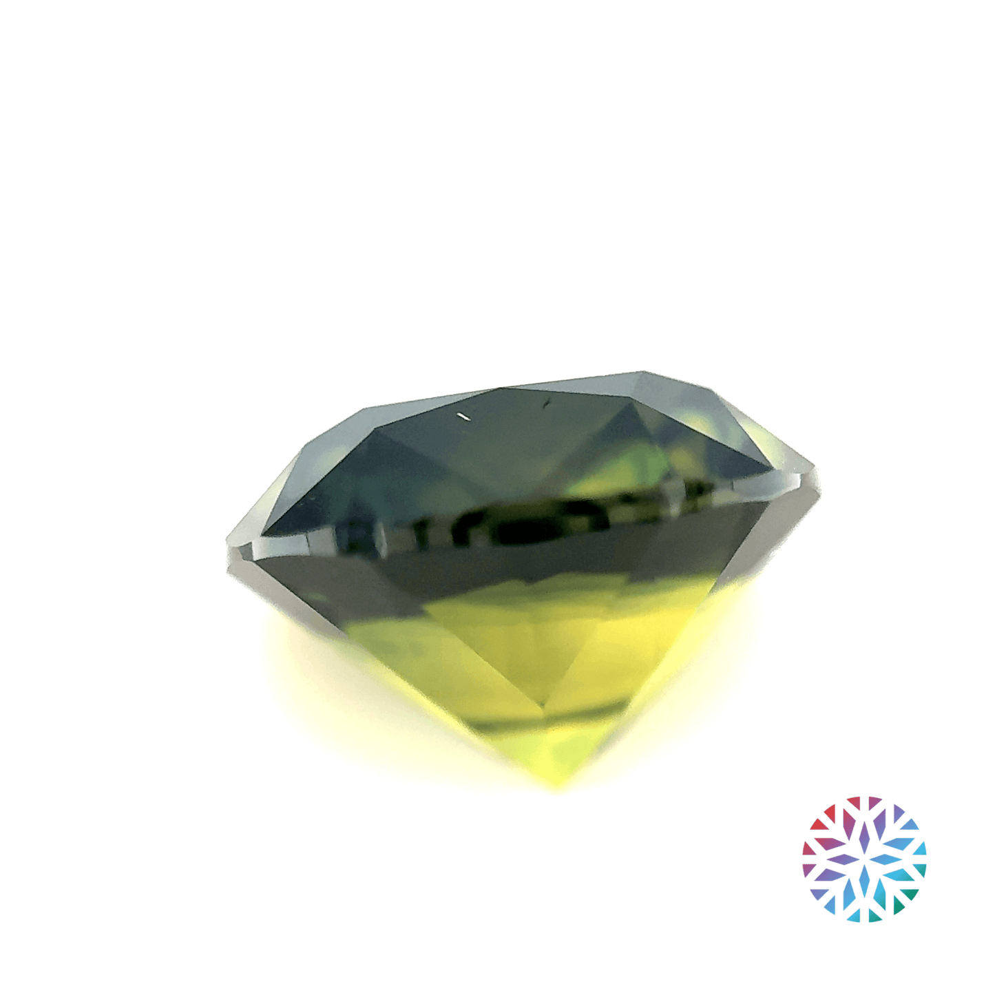 Parti Sapphire- Cushion, 7.46ct, 11.1 x 11.1 x 7.5mm