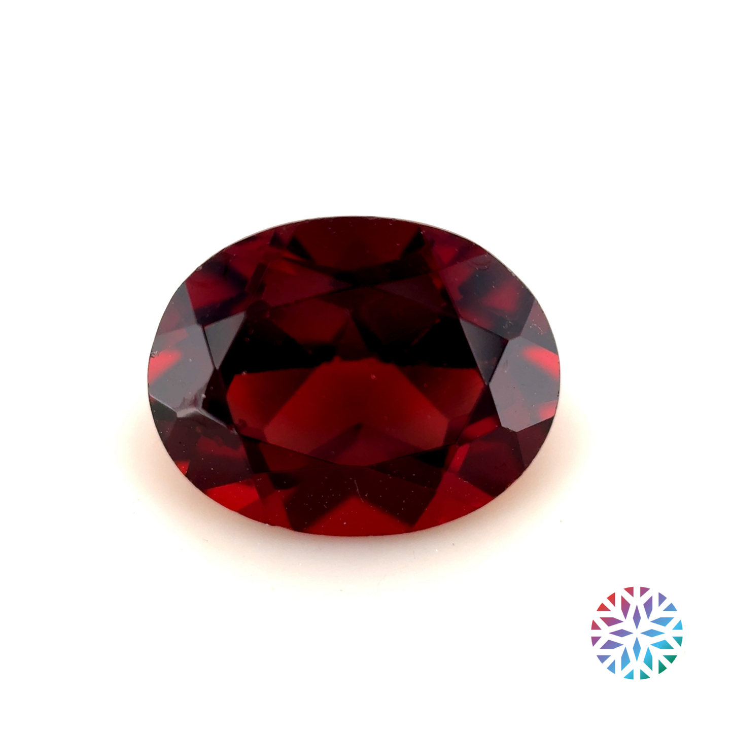 Red Garnet- Oval, 2.47ct, 9.0 x 7.1 x 4.8mm