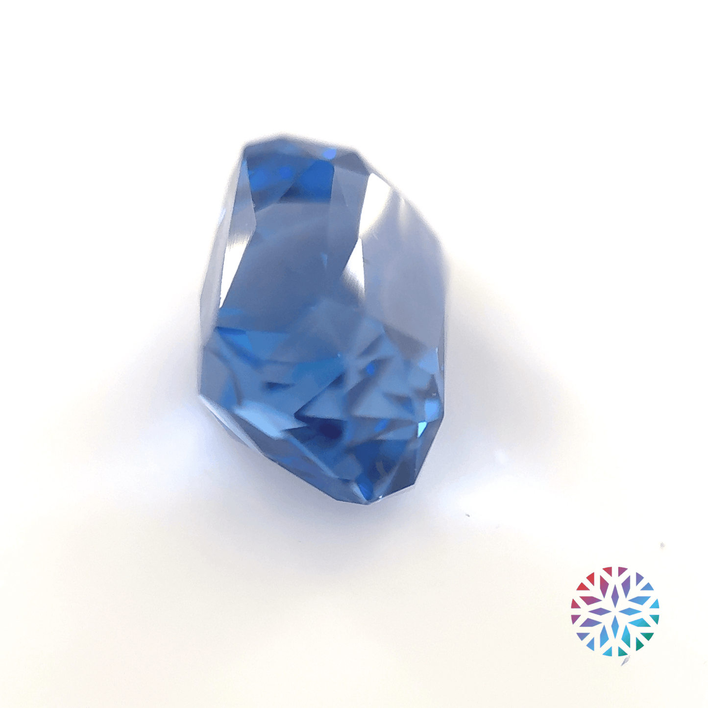 Blue Sapphire- Radiant, 3.81ct, 8.9 x 6.8 x 6.2mm, (C)