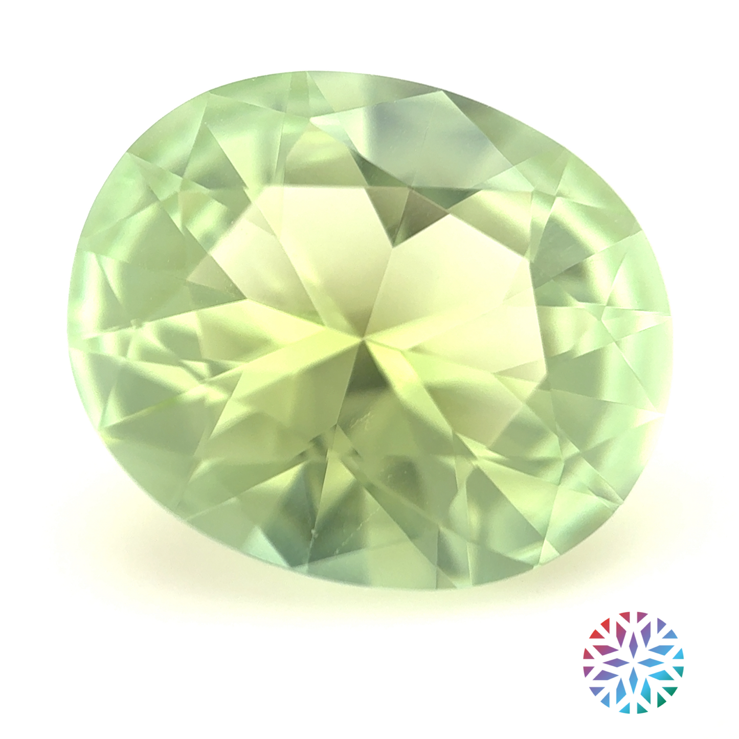 Mint Tourmaline- Oval, 10.68ct, 17.2 x 14.3 x 8.3mm