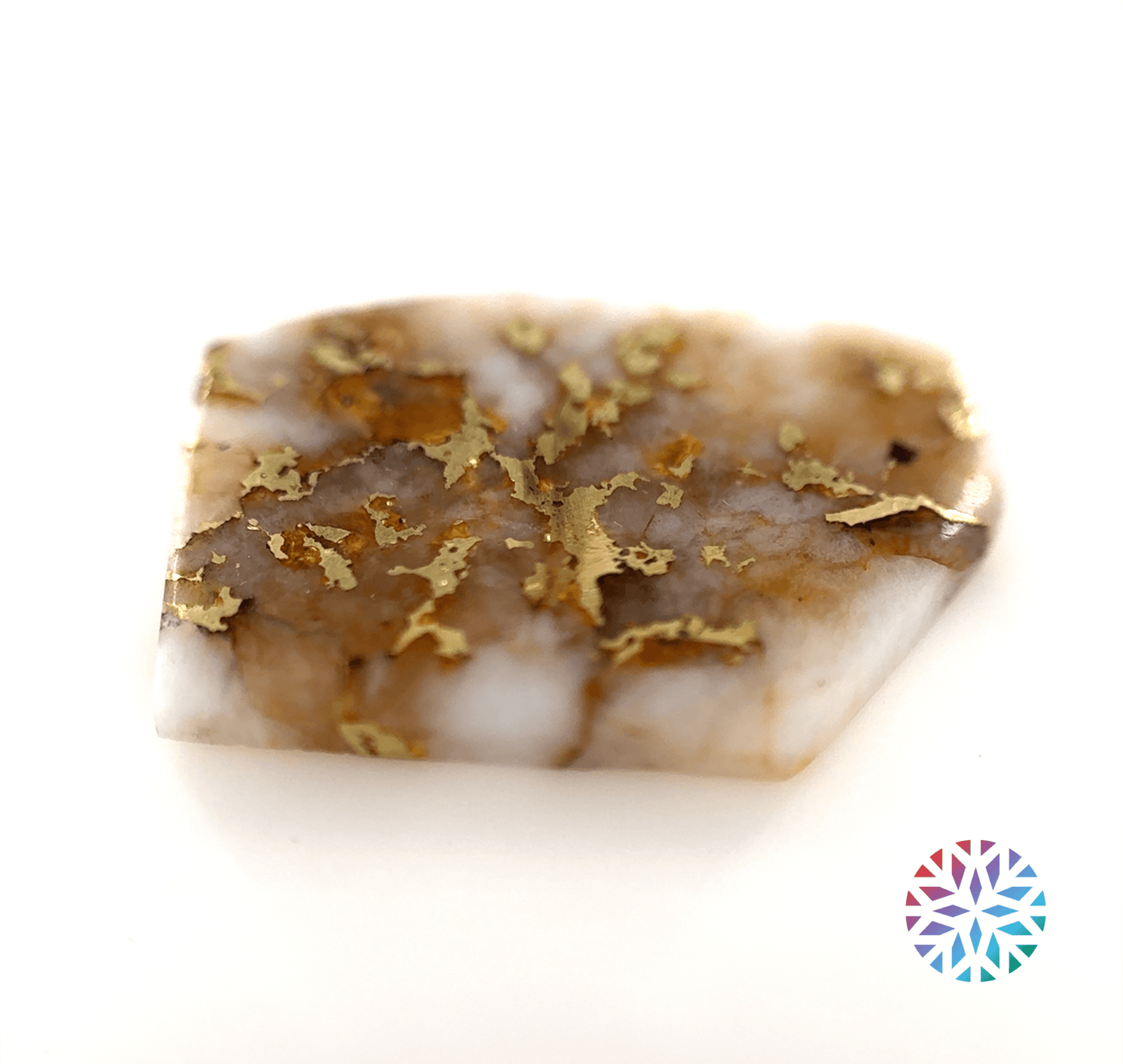 Gold Quartz- Flat, 13.26ct, 21.8 x 16.1 x 2.1mm