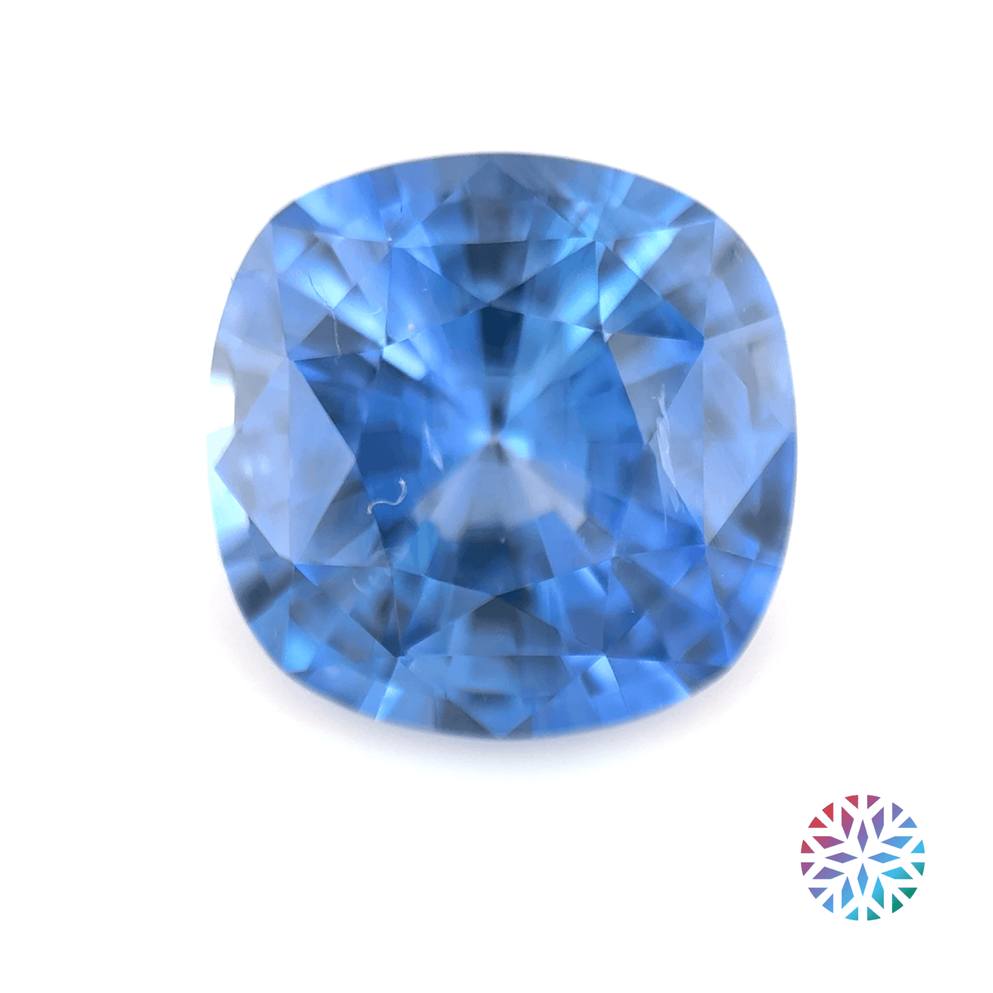 Blue Sapphire- Cushion, 3.07ct, 8.5 x 8.4 x 5.5mm