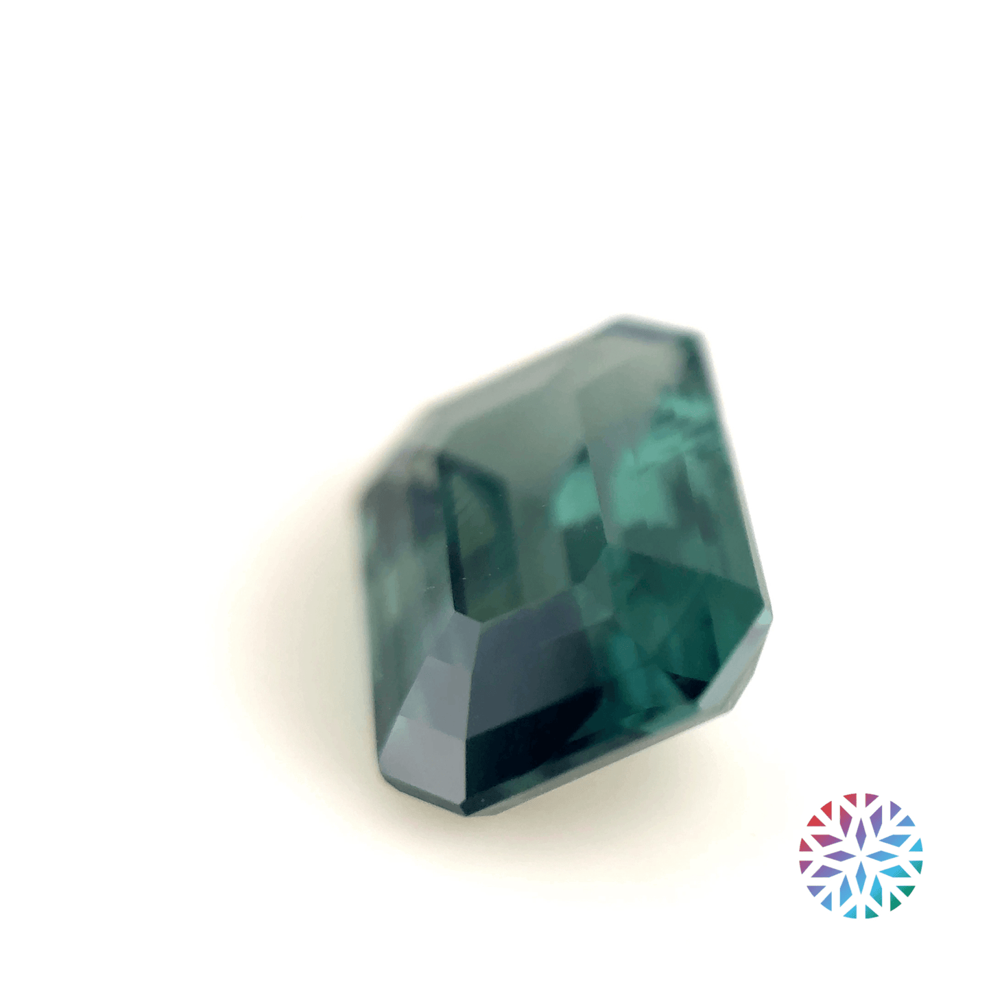 Teal Sapphire- Emerald, 3.58ct, 10.1 x 7.5 x 4.7mm