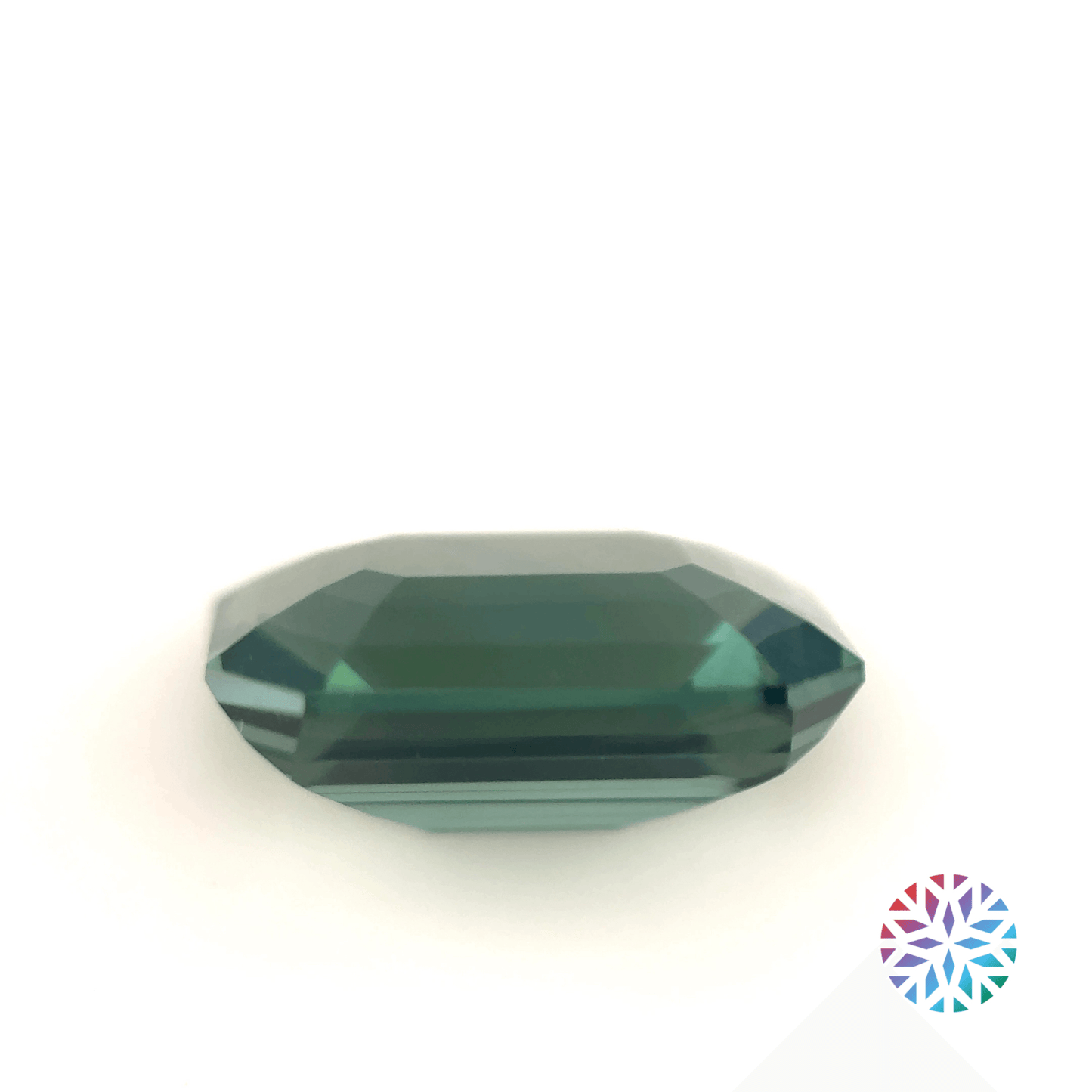 Teal Sapphire- Emerald, 3.58ct, 10.1 x 7.5 x 4.7mm