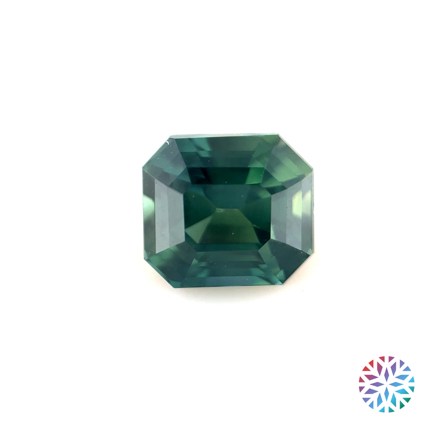 B/G Sapphire- Emerald, 1.12ct, 5.7 x 5.1 x 4.0mm