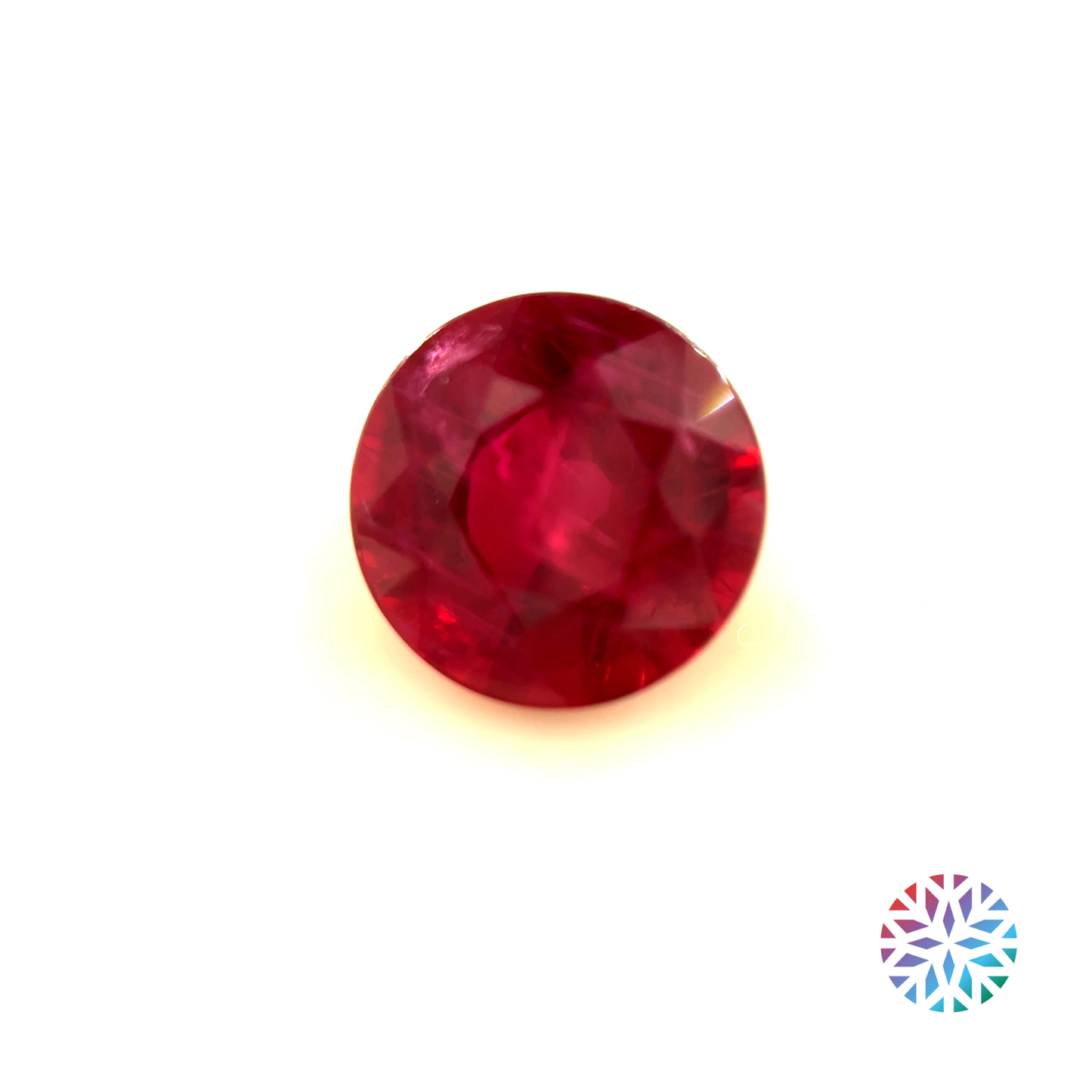 Ruby- Round, 1.07ct, 6.4 x 6.4 x 3.4mm