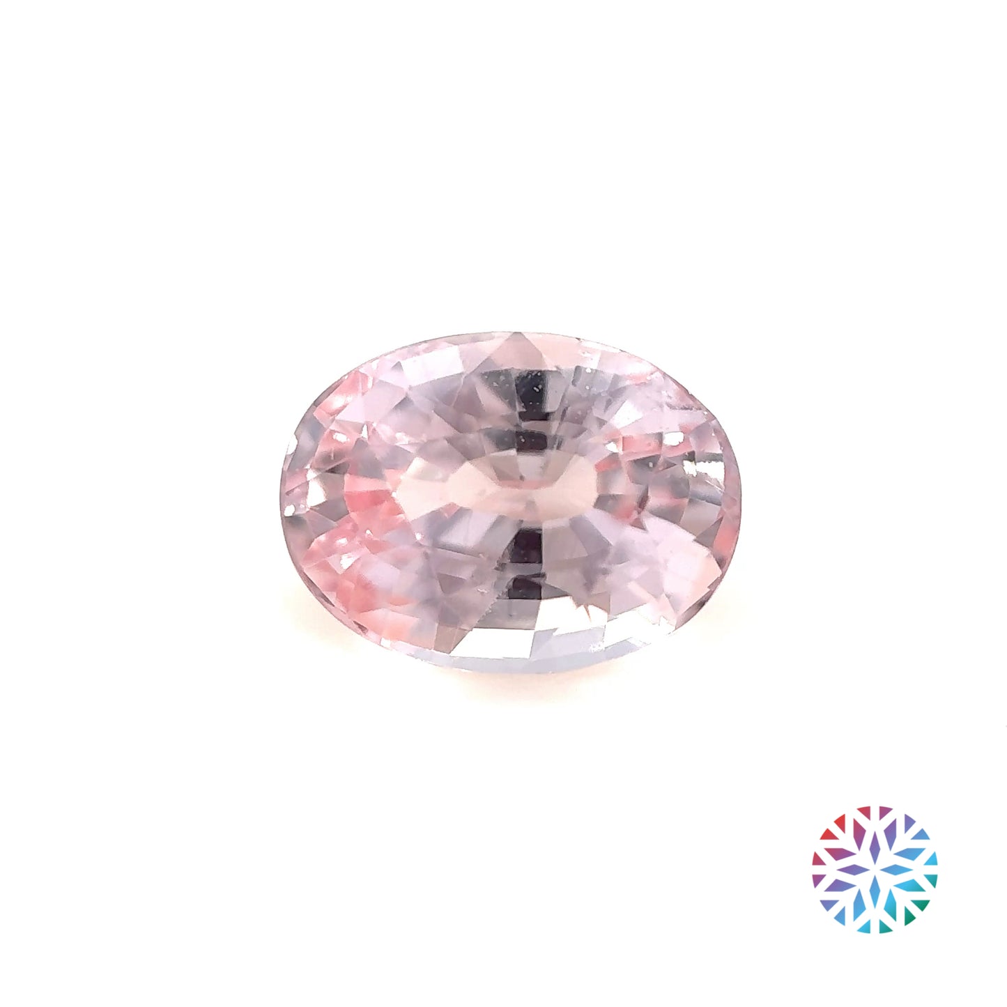 Padparadscha- Oval, 2.02ct, 8.2 x 6.1 x 4.6mm