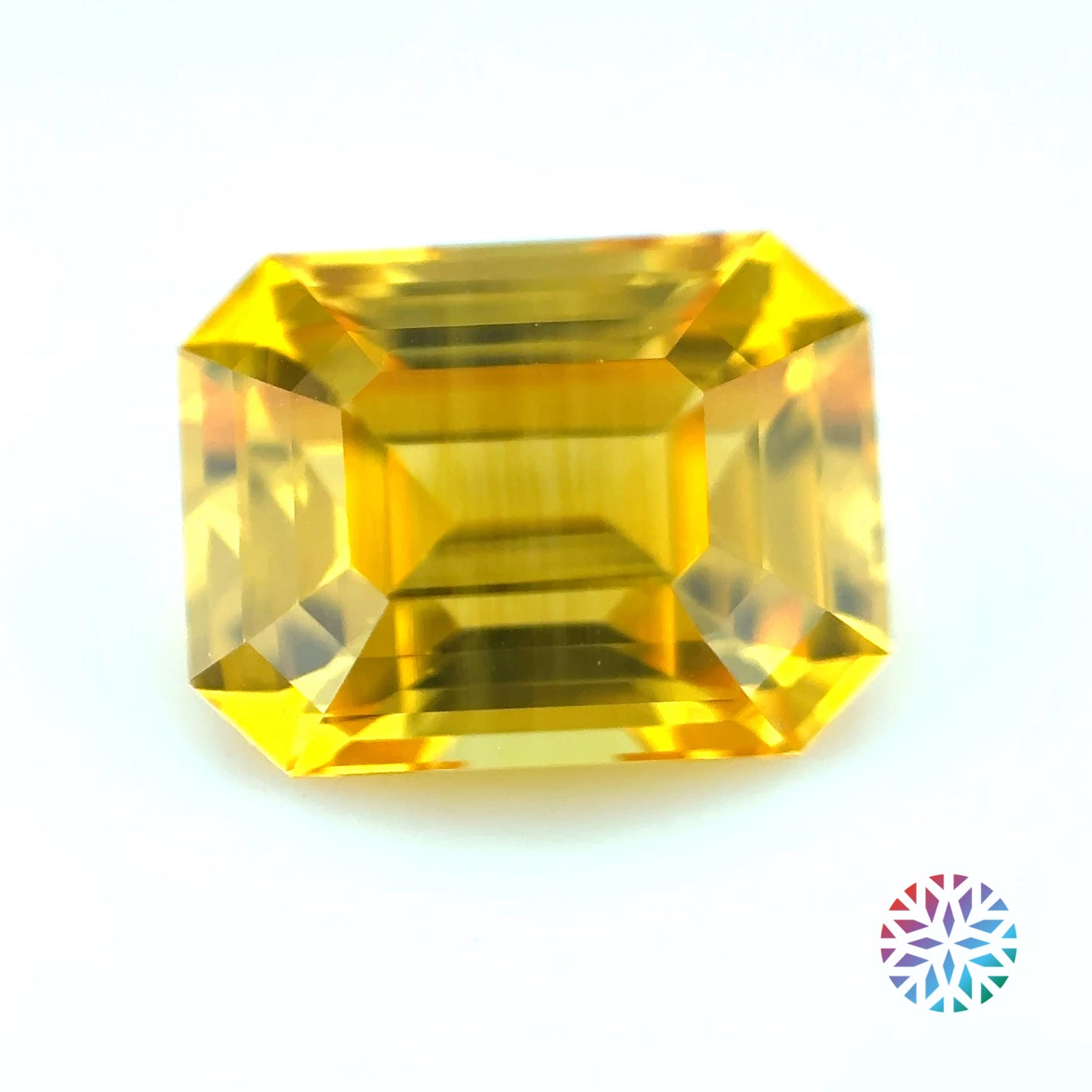 Yellow Sapphire- Emerald, 5.24ct, 10.6 x 8.1 x 6.3mm