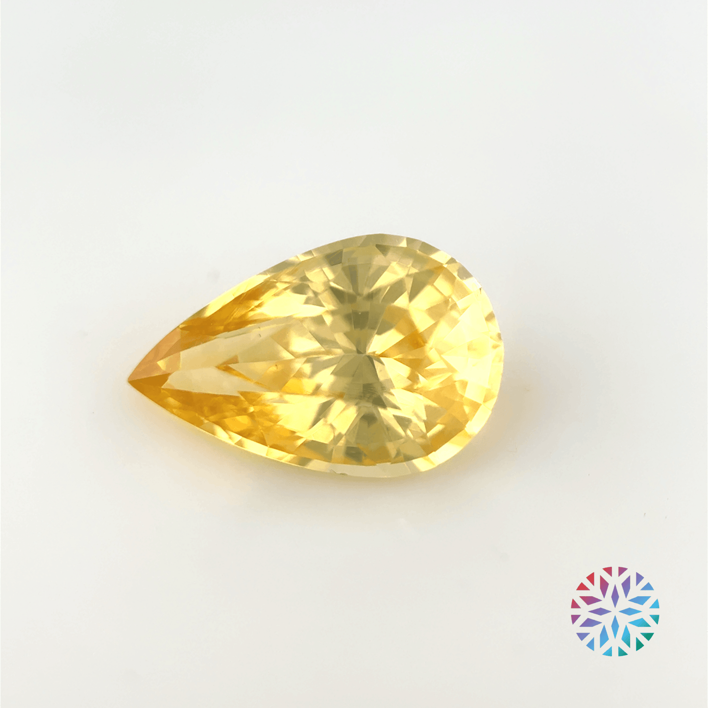 Yellow Sapphire- Pear, 2.00ct, 10.1 x 6.5 x 4.5mm