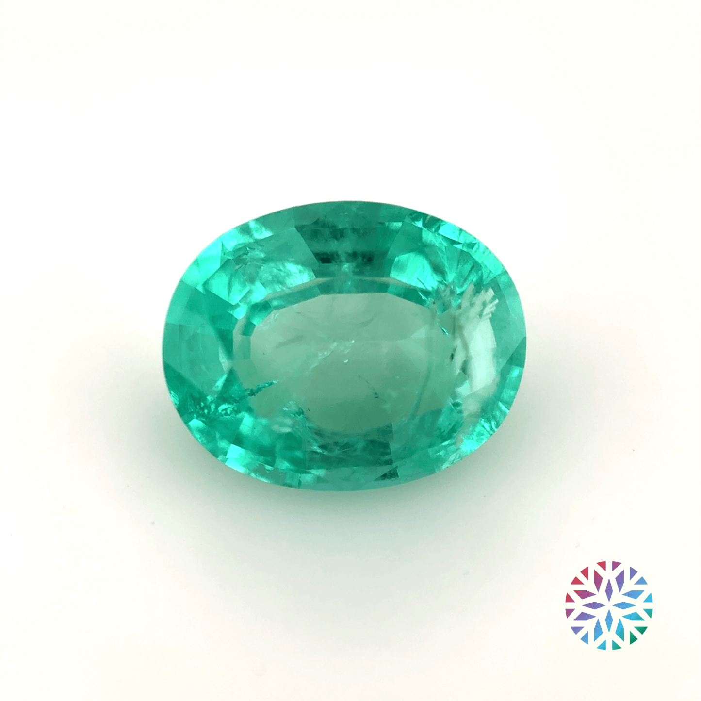 Emerald- Oval, 1.33ct, 8.3 x 6.7 x 3.9mm, (NO OIL)
