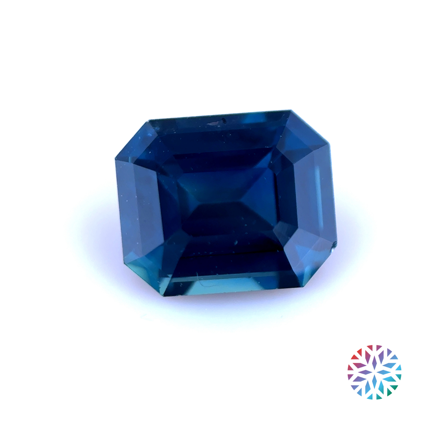 Blue Sapphire- Emerald, 1.34ct, 6.7 x 5.6 x 3.9mm