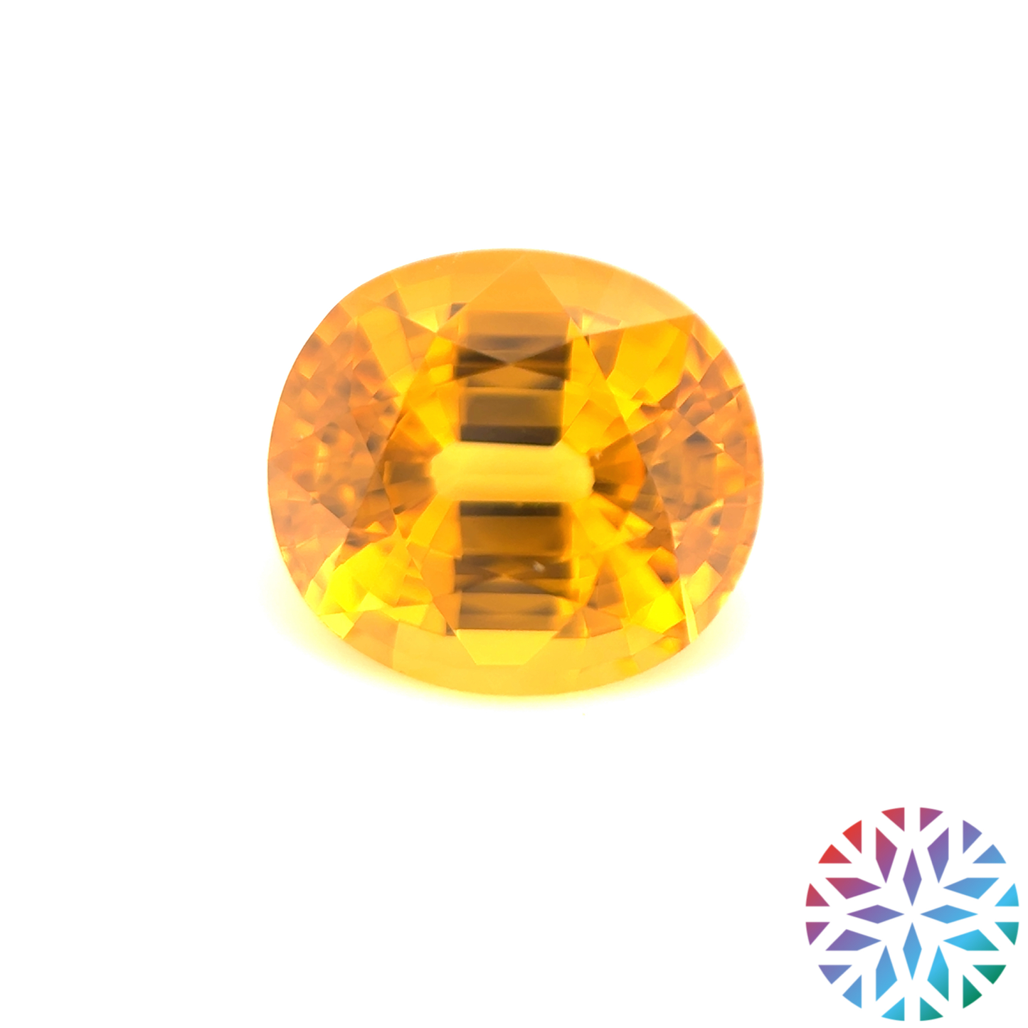 Yellow Sapphire- Oval, 3.98ct, 9.5 x 8.6 x 5.8mm, (C), (B)