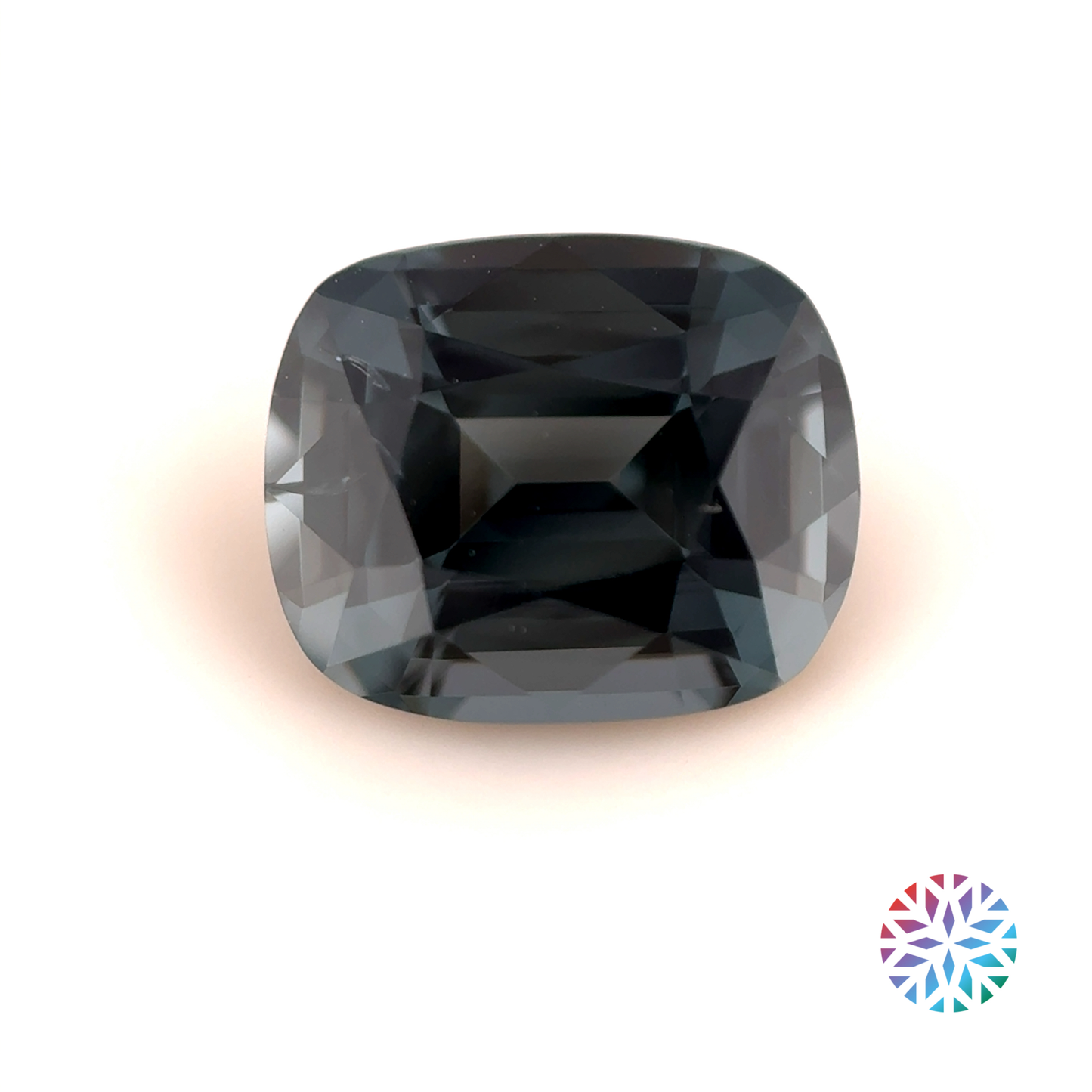 Grey Spinel- Cushion, 1.81ct, 7.9 x 6.6 x 4.5mm