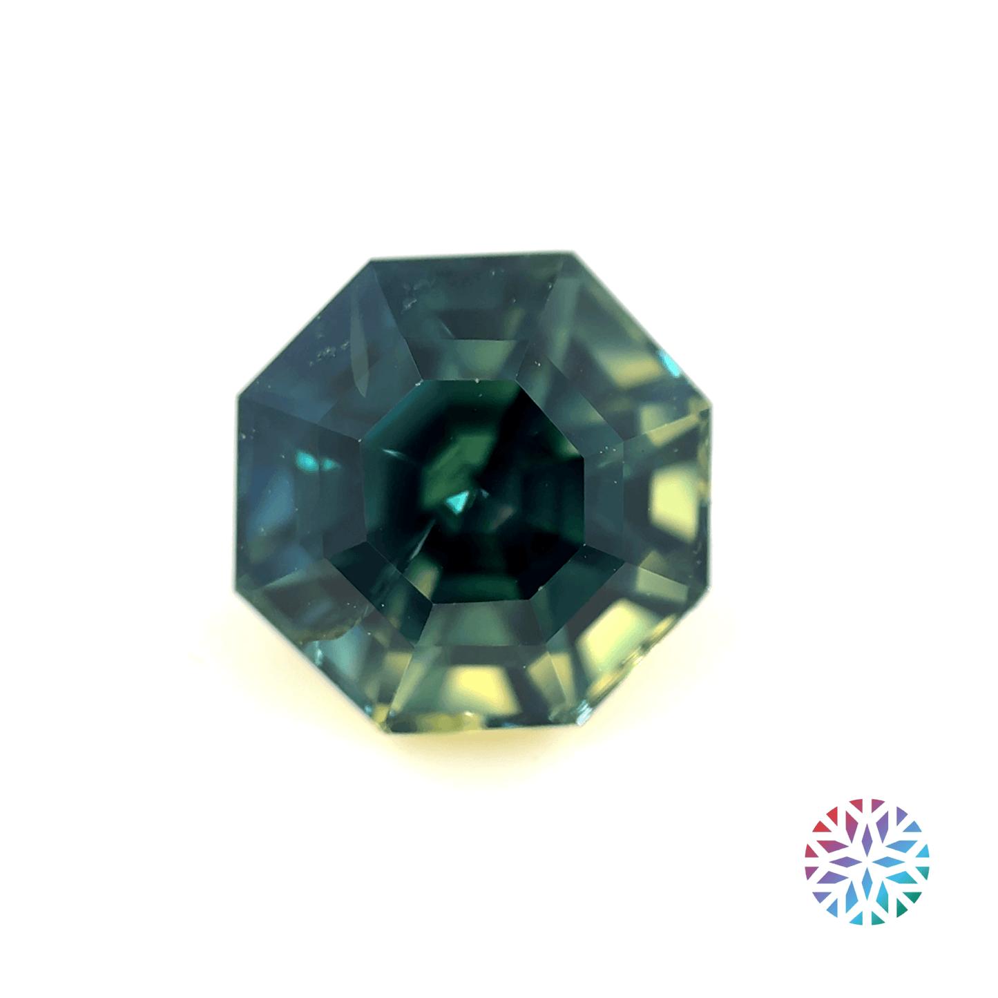 Parti Sapphire- Fancy, 1.89ct, 6.8 x 6.7 x 5.1mm