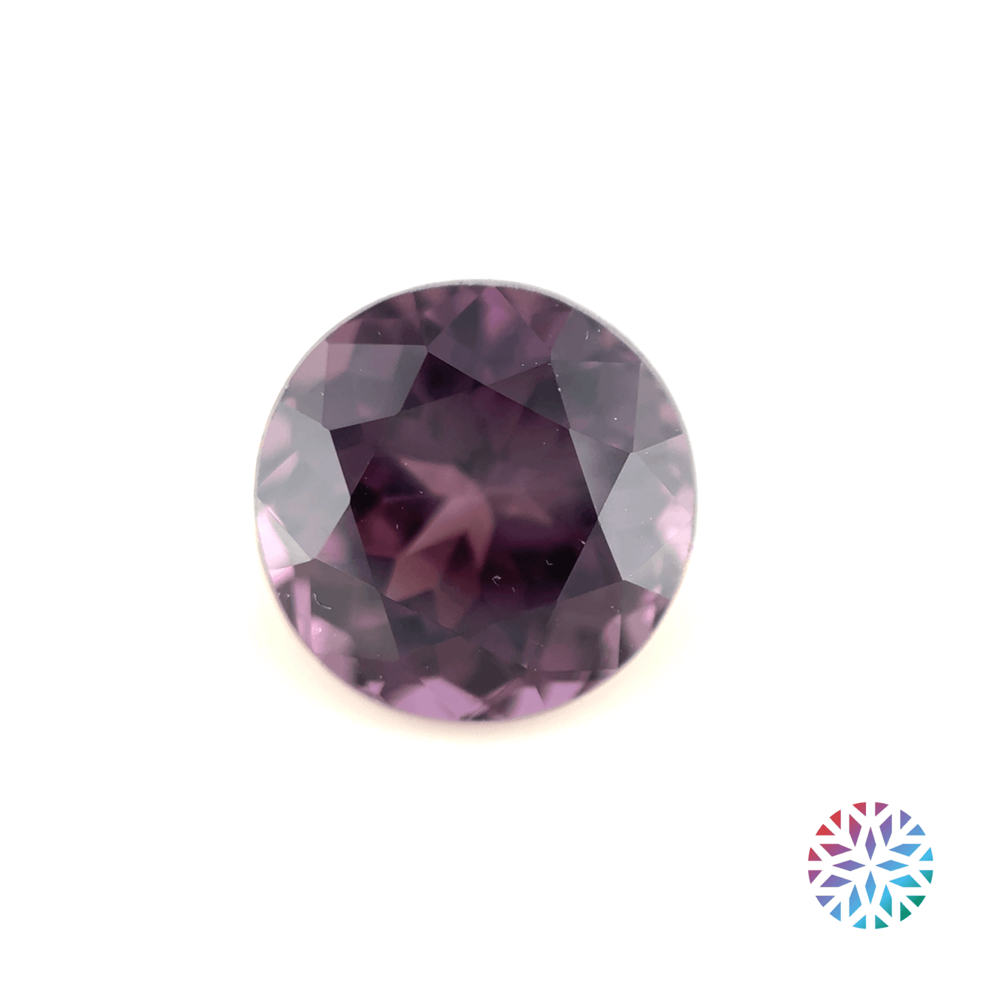 Purple Spinel- Round, 2.18ct, 7.5 x 7.5 x 5.2mm