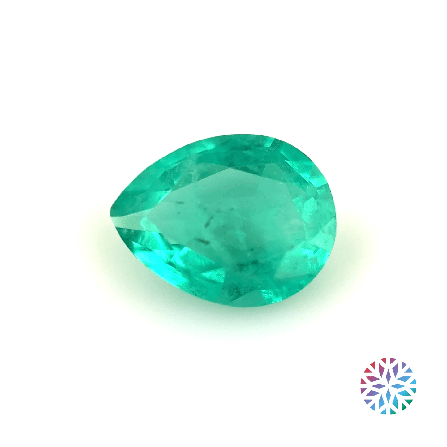Emerald- Pear, 0.54ct, 6.6 x 5.1 x 3.0mm