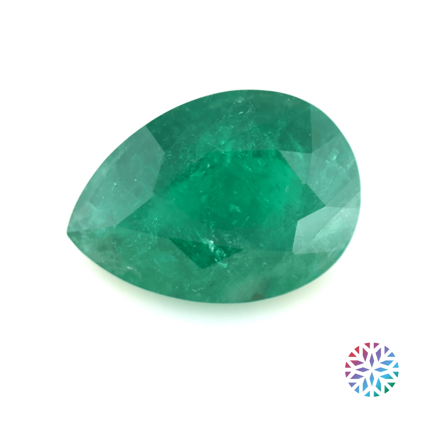 Emerald- Pear, 2.93ct, 11.5 x 8.2 x 5.6mm